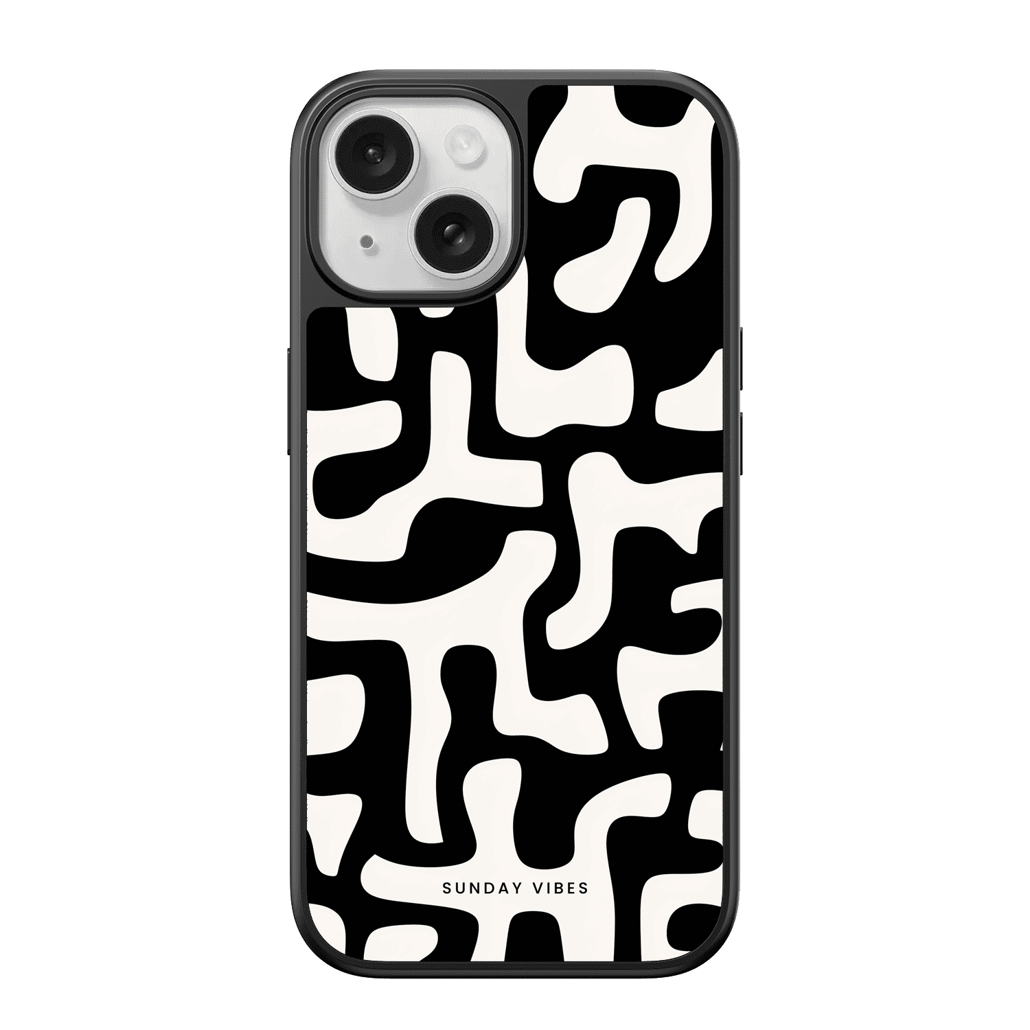 Monochrome Moo iPhone Case