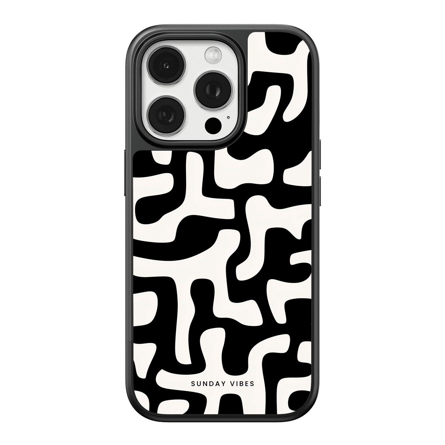 Monochrome Moo iPhone Case