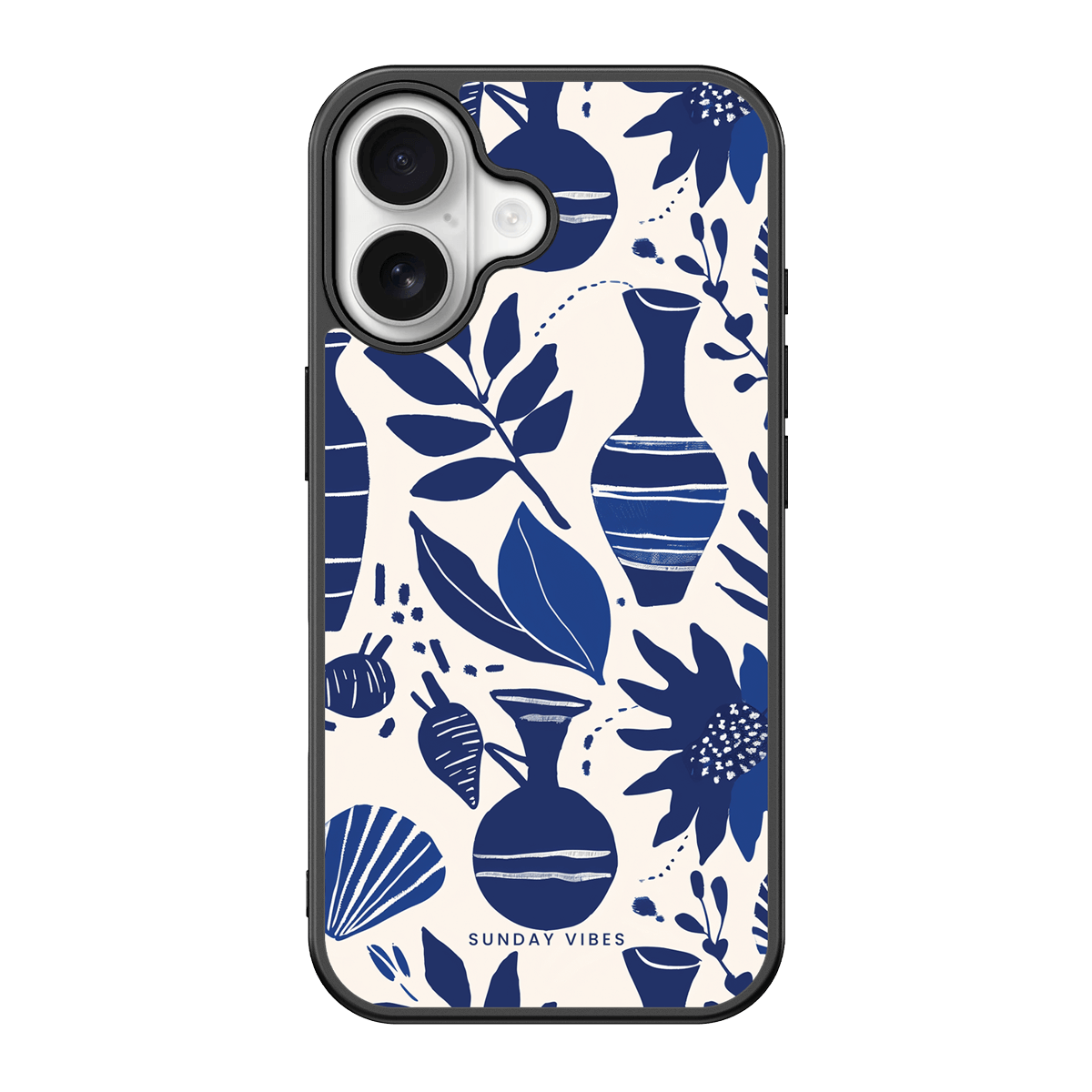 Blue Boho iPhone Case