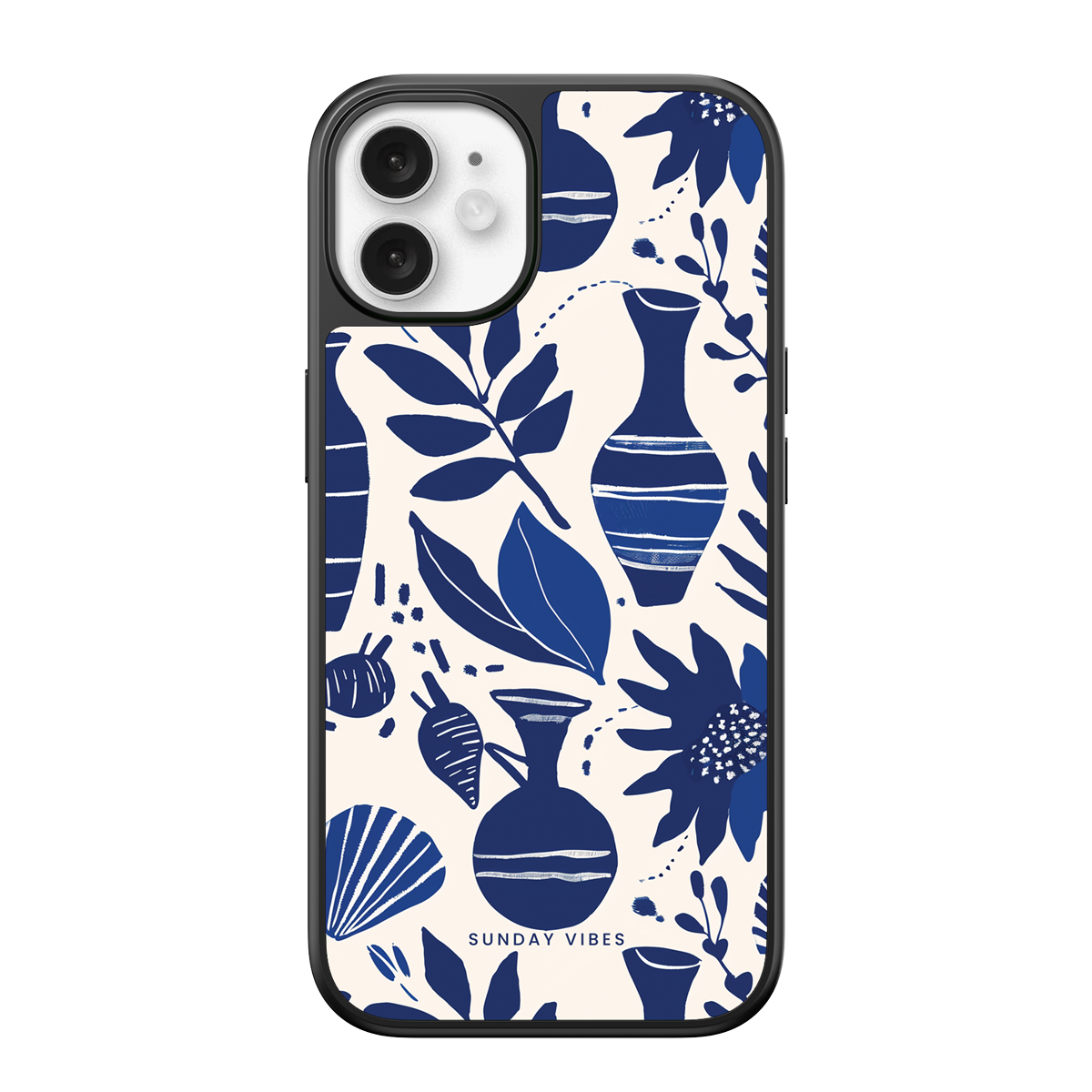 Blue Boho iPhone Case