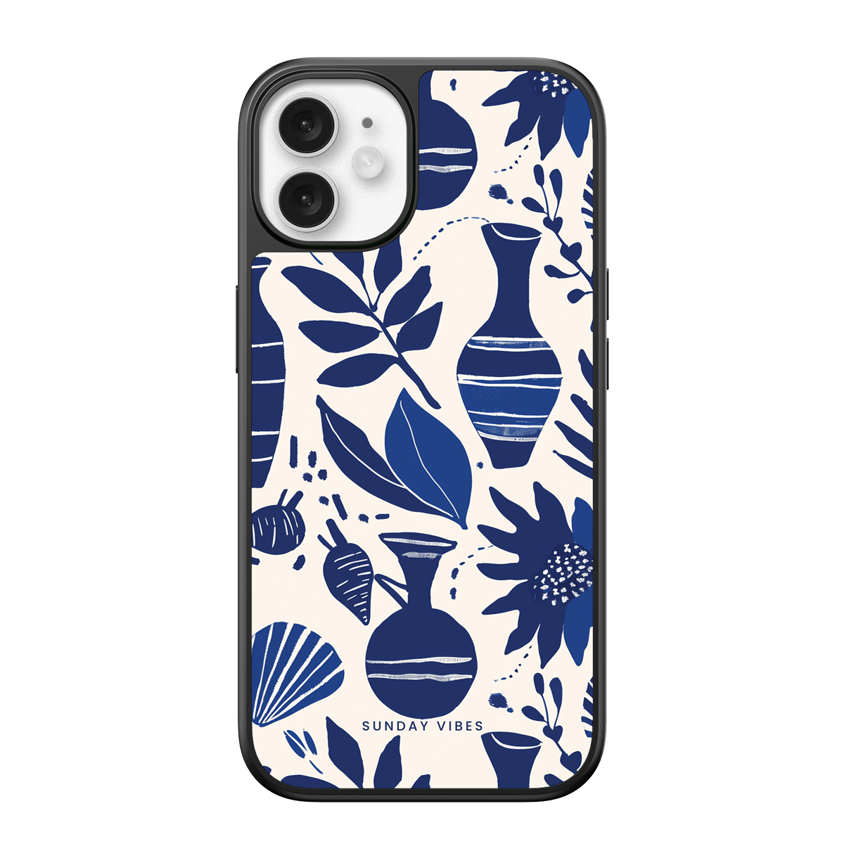 Blue Boho iPhone Case