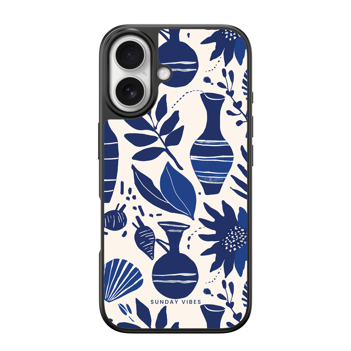 Blue Boho iPhone Case