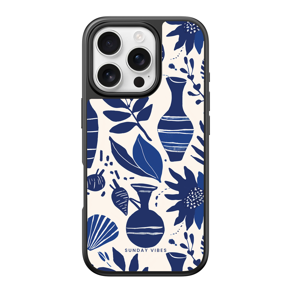 Blue Boho iPhone Case
