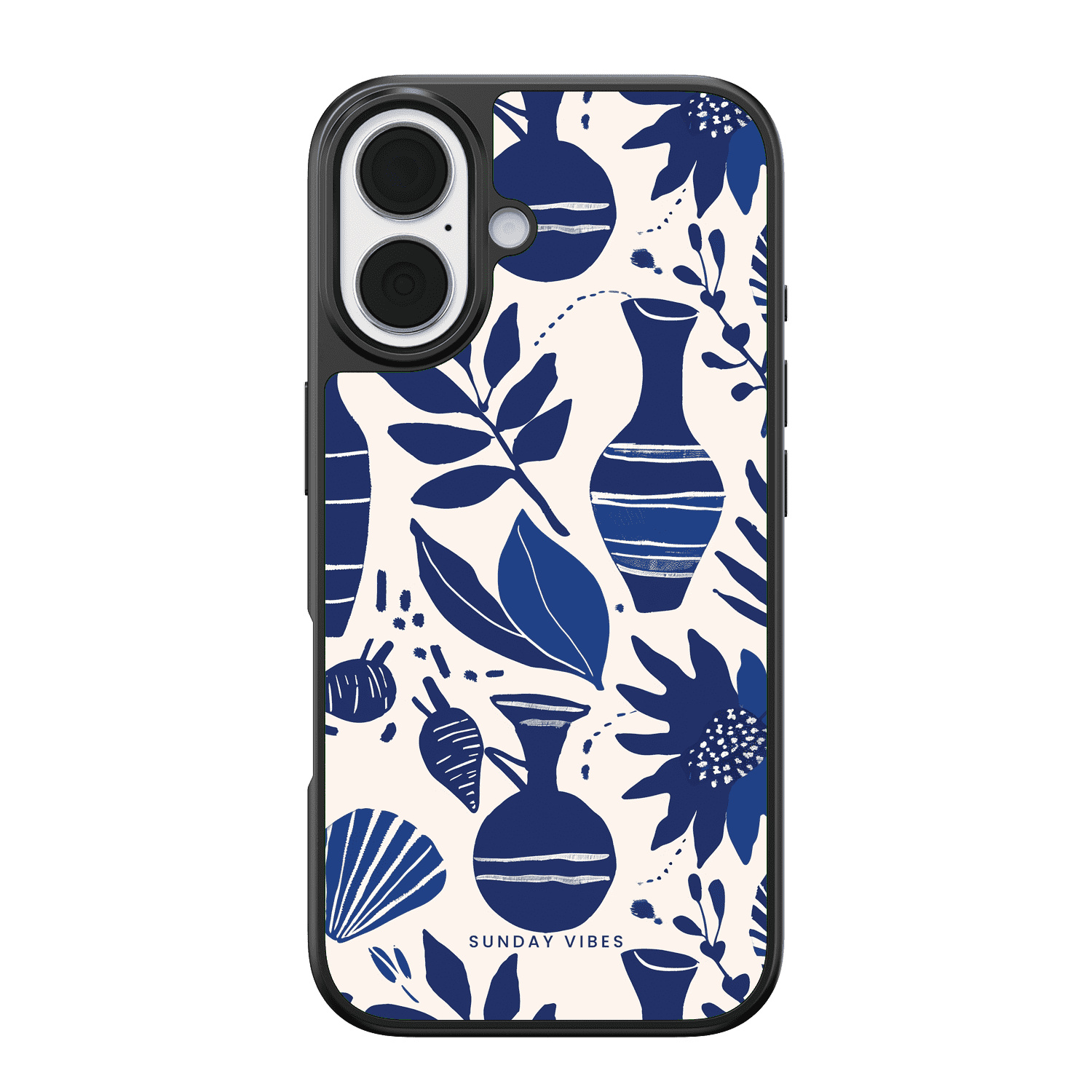 Blue Boho iPhone Case