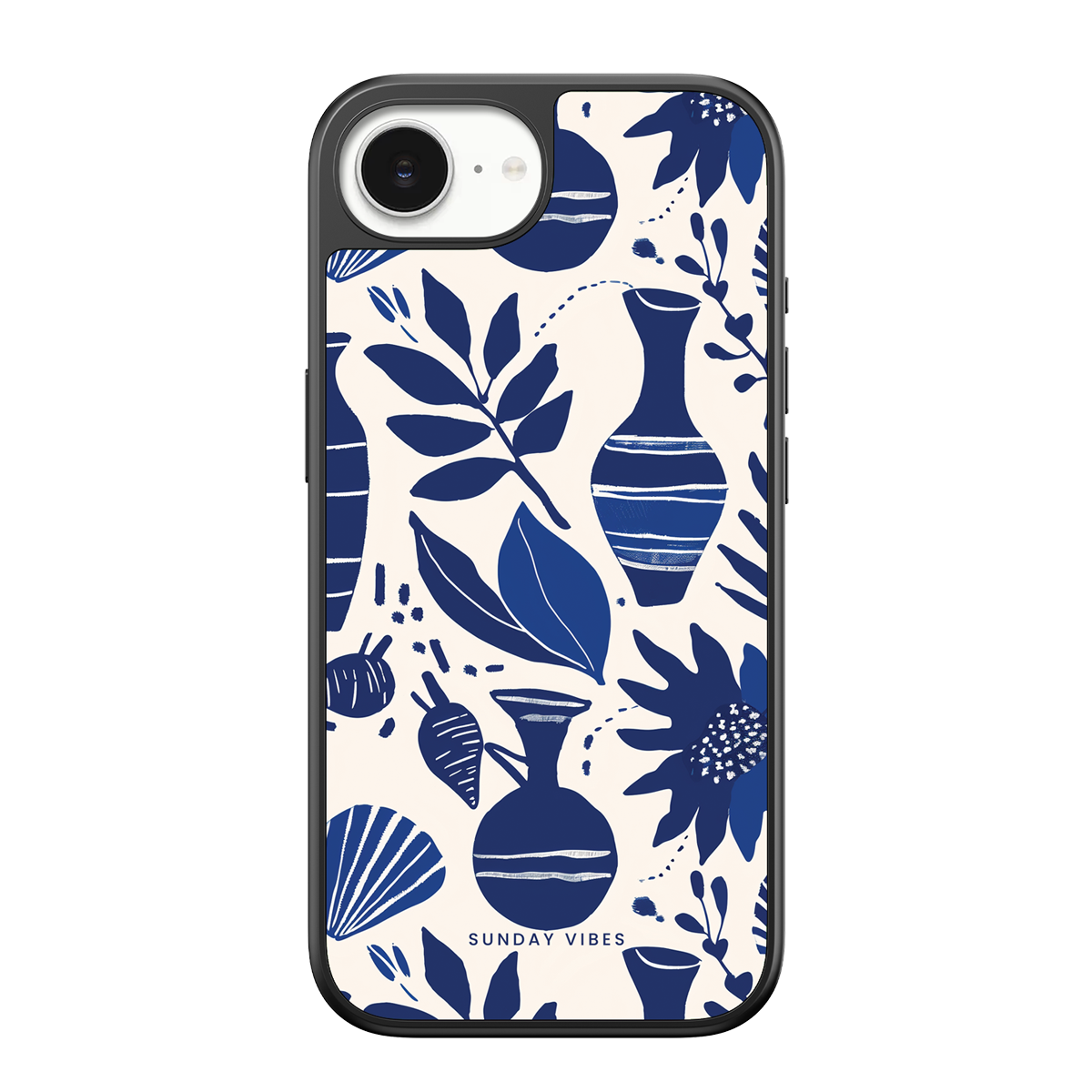 Blue Boho iPhone Case
