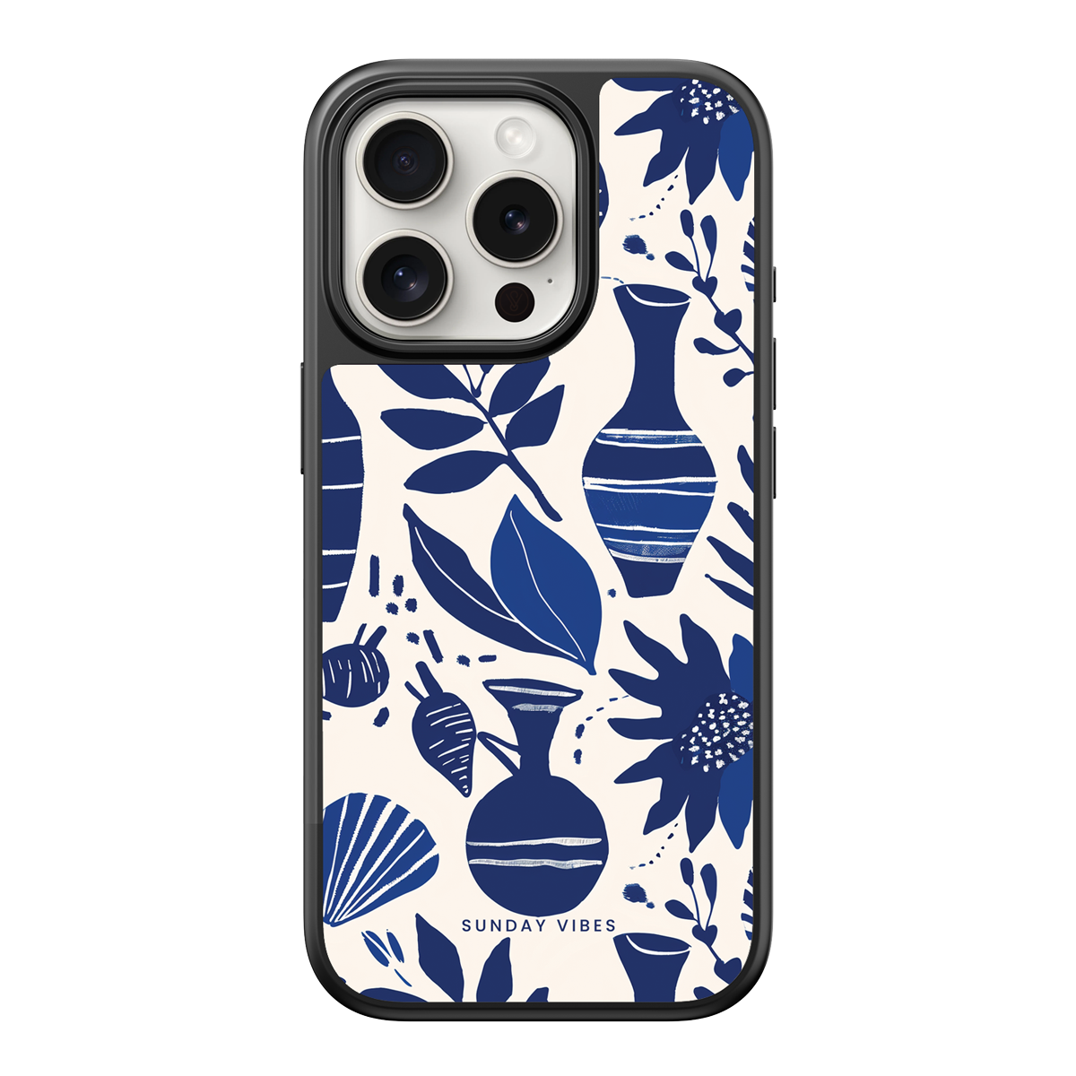 Blue Boho iPhone Case