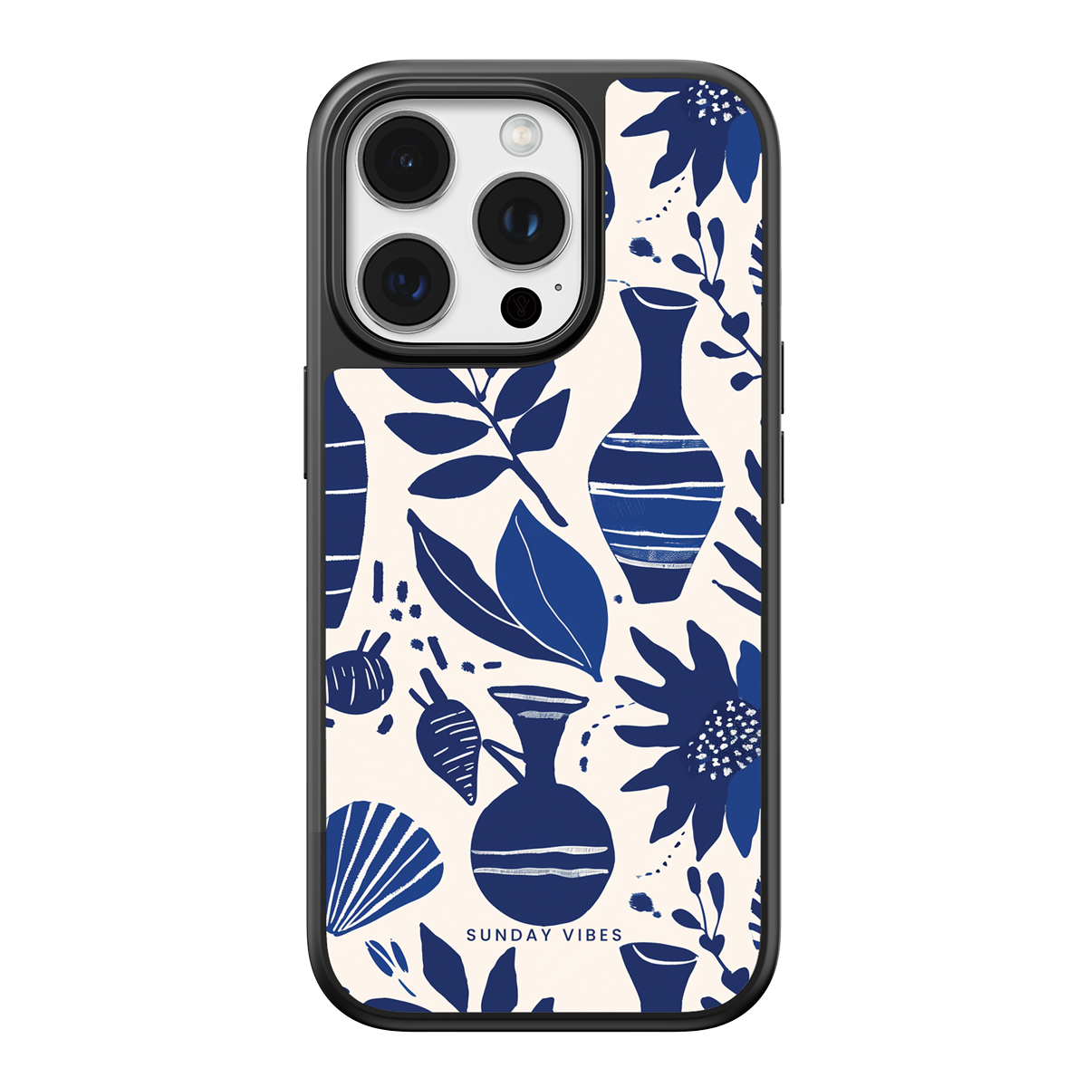 Blue Boho iPhone Case