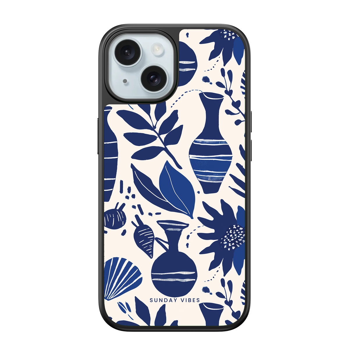 Blue Boho iPhone Case