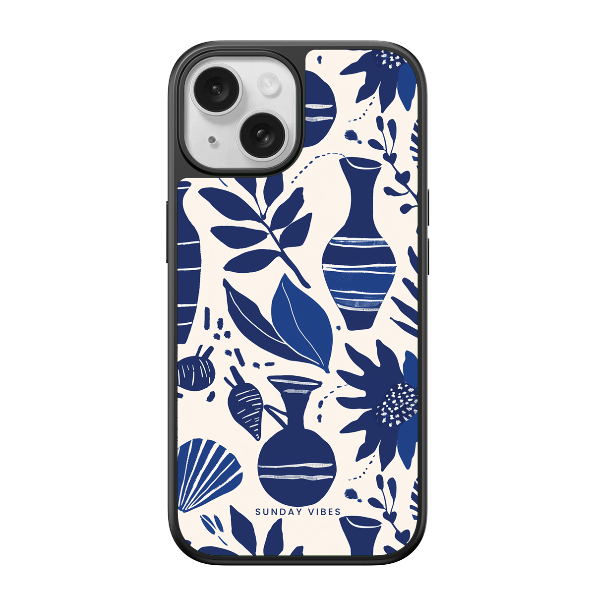 Blue Boho iPhone Case