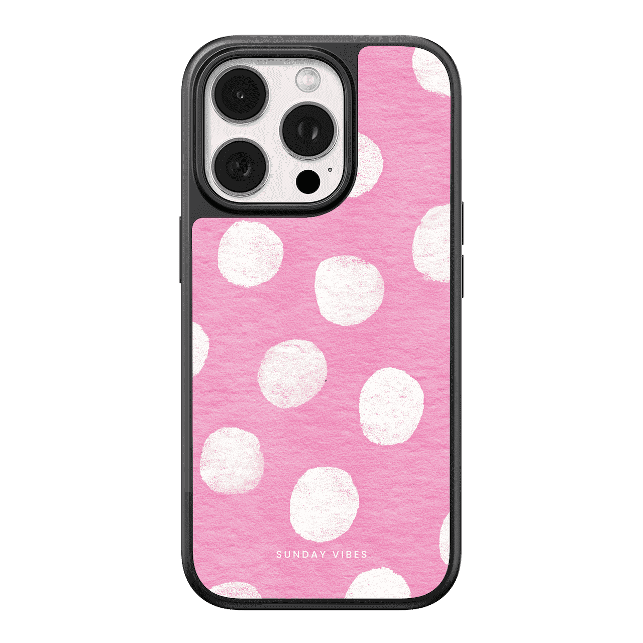 Rosy Polka Reverie iPhone Case