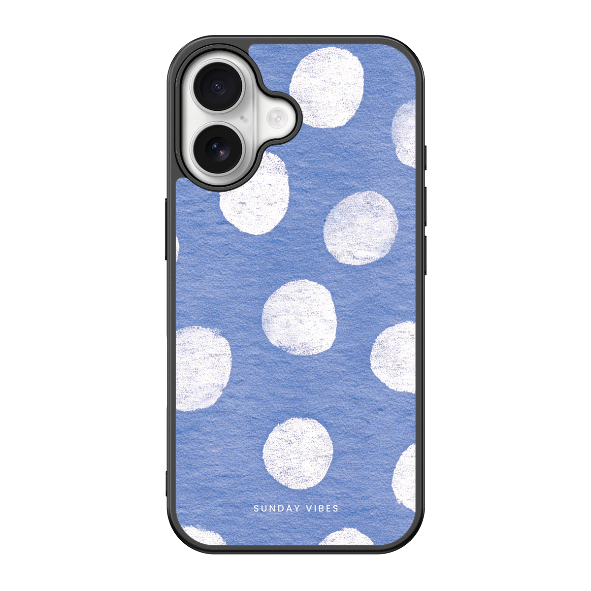 Azure Polka Serenade iPhone Case