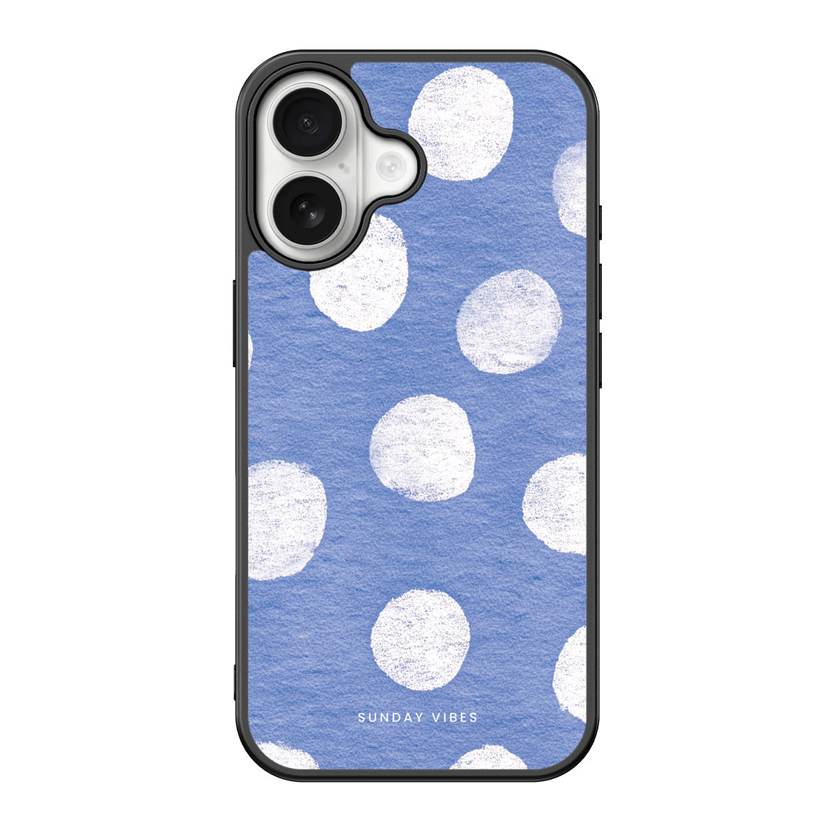 Azure Polka Serenade iPhone Case