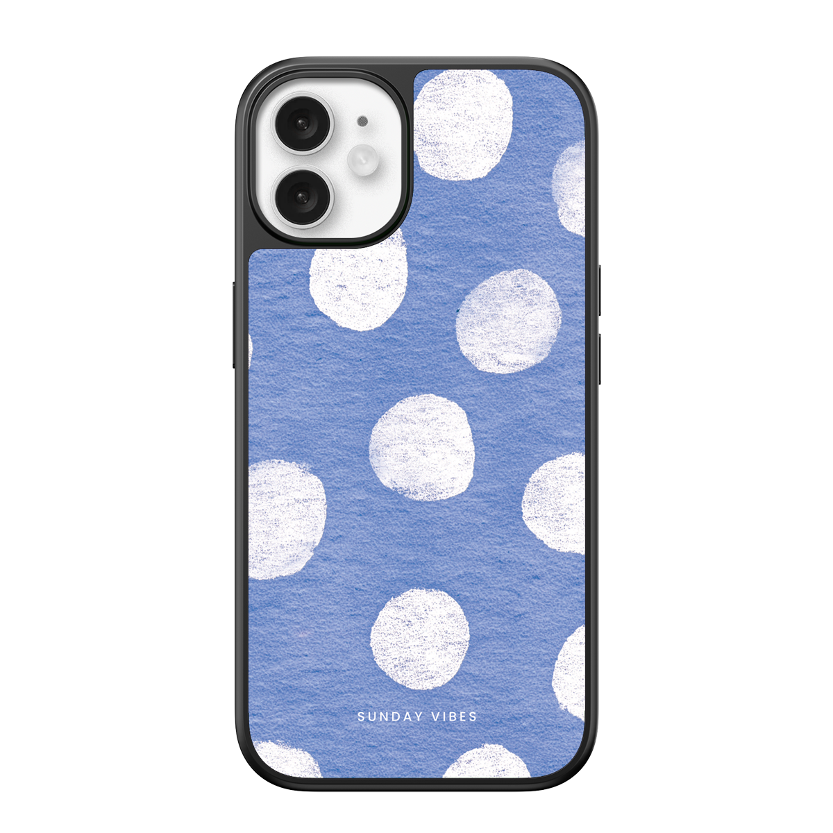 Azure Polka Serenade iPhone Case