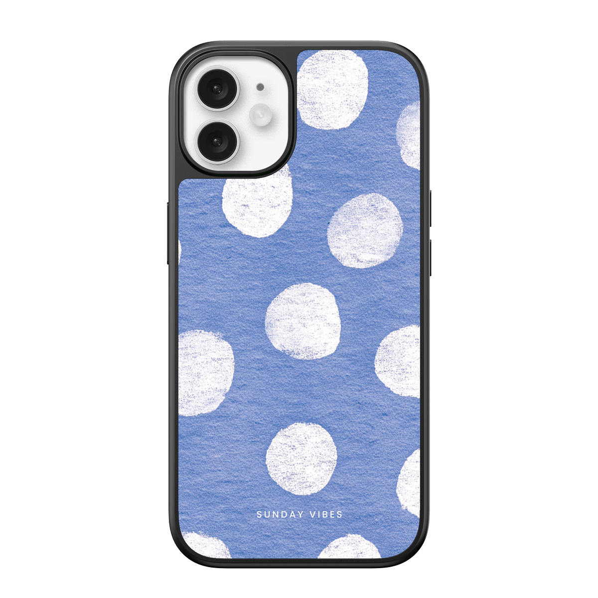 Azure Polka Serenade iPhone Case