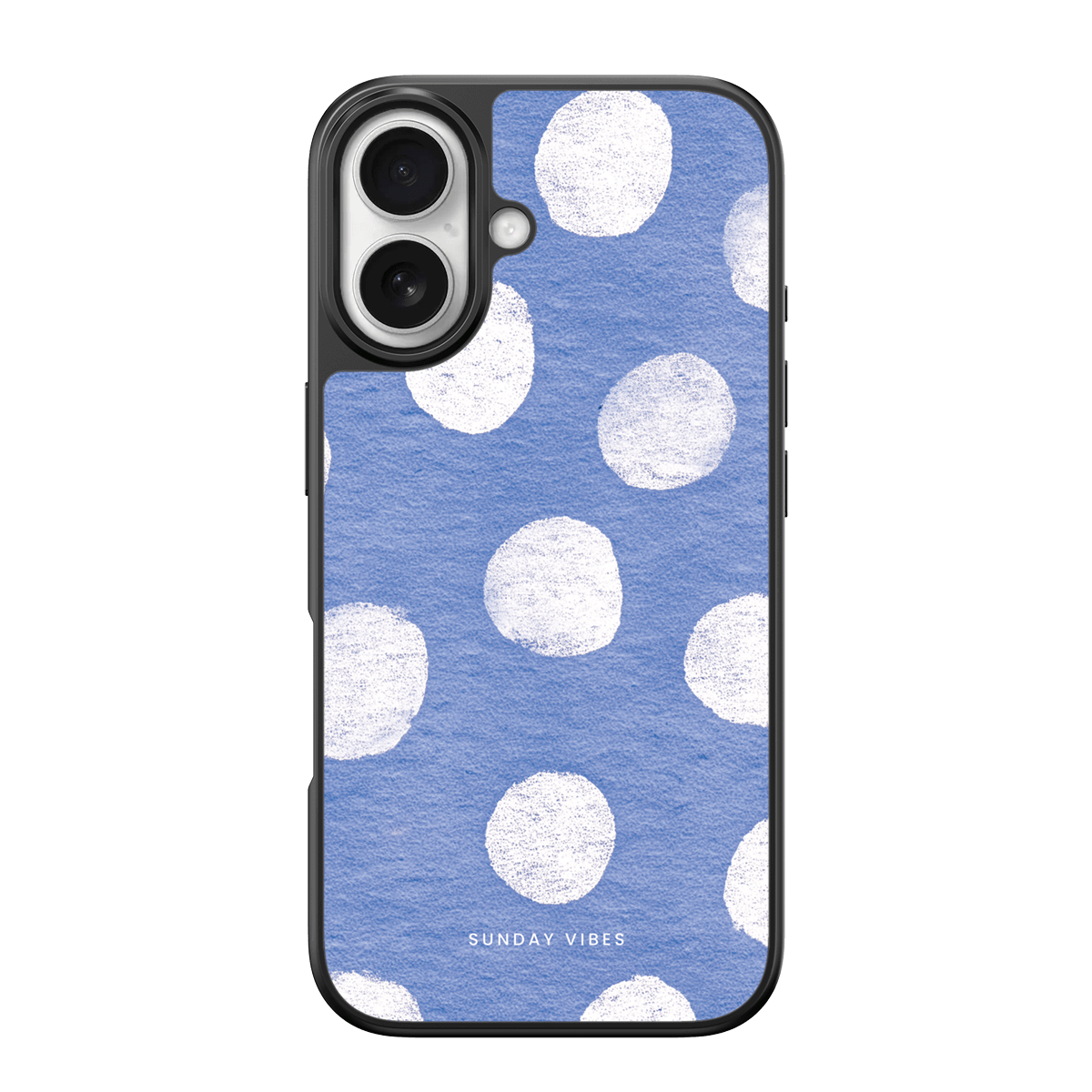 Azure Polka Serenade iPhone Case