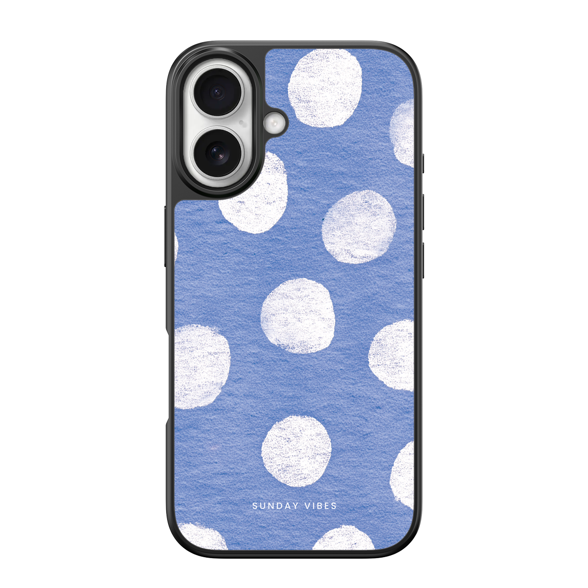 Azure Polka Serenade iPhone Case