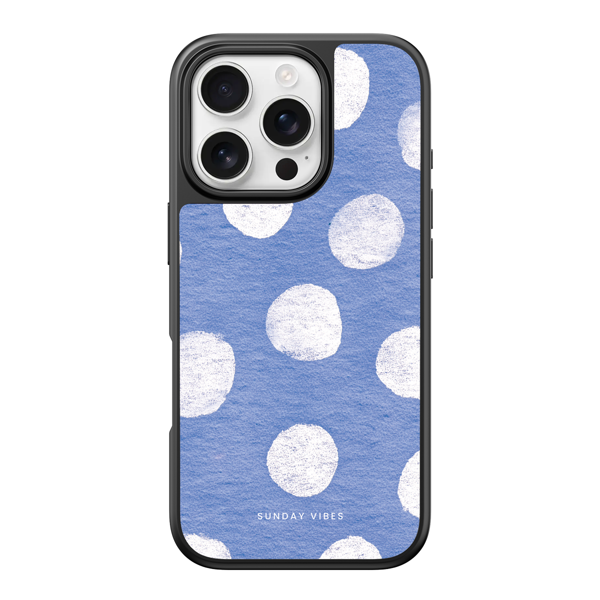 Azure Polka Serenade iPhone Case