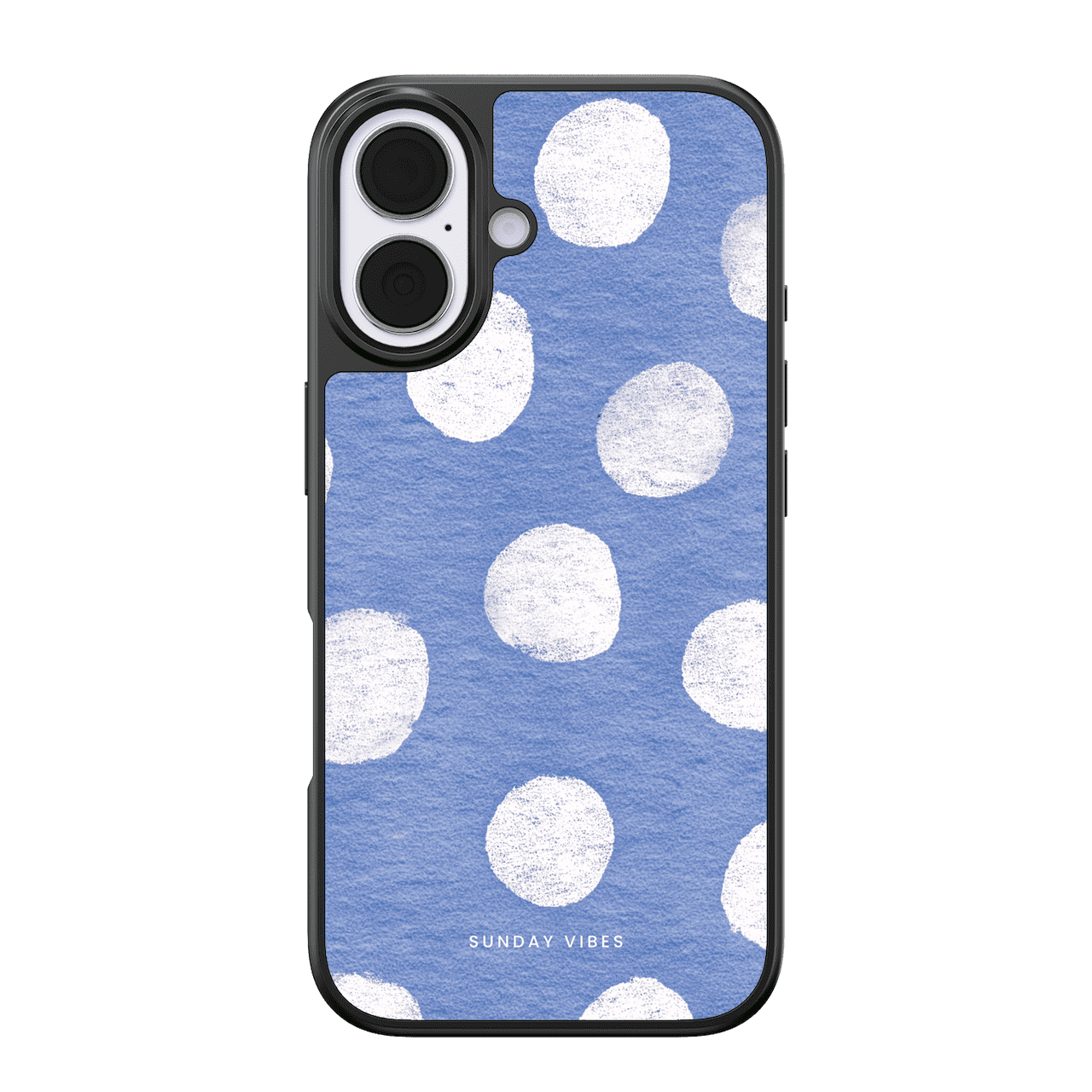 Azure Polka Serenade iPhone Case
