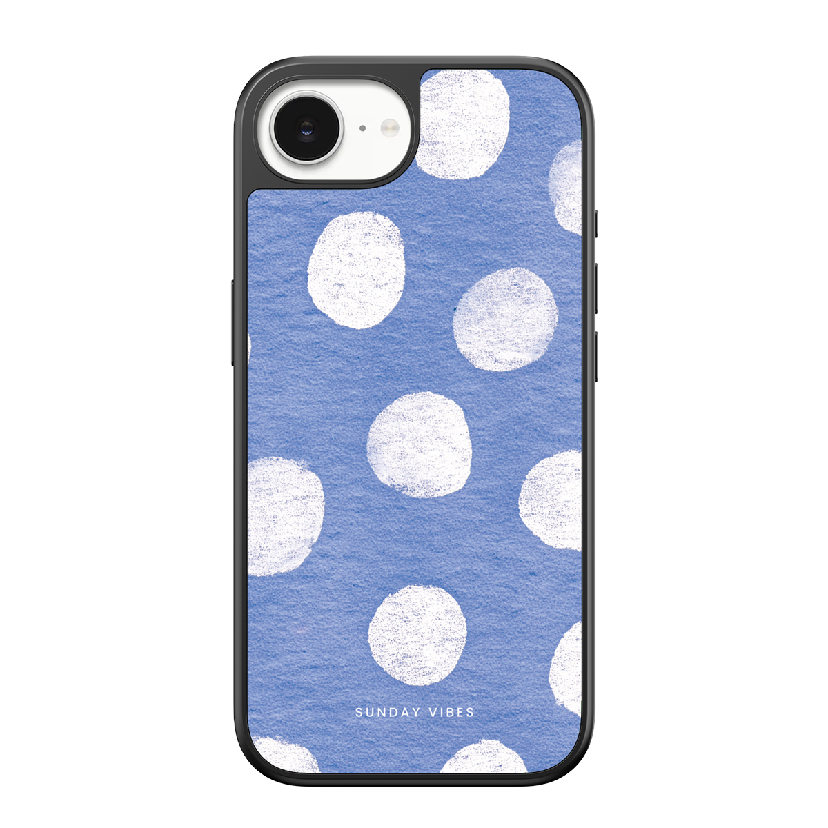 Azure Polka Serenade iPhone Case