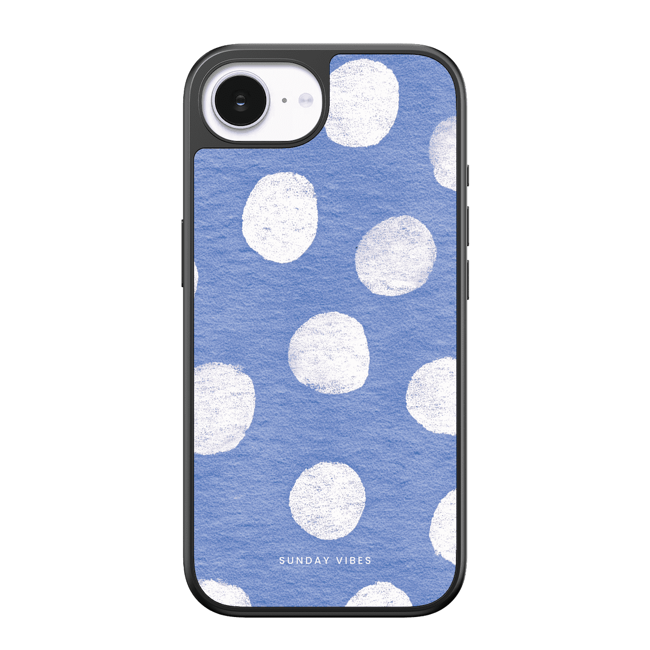 Azure Polka Serenade iPhone Case