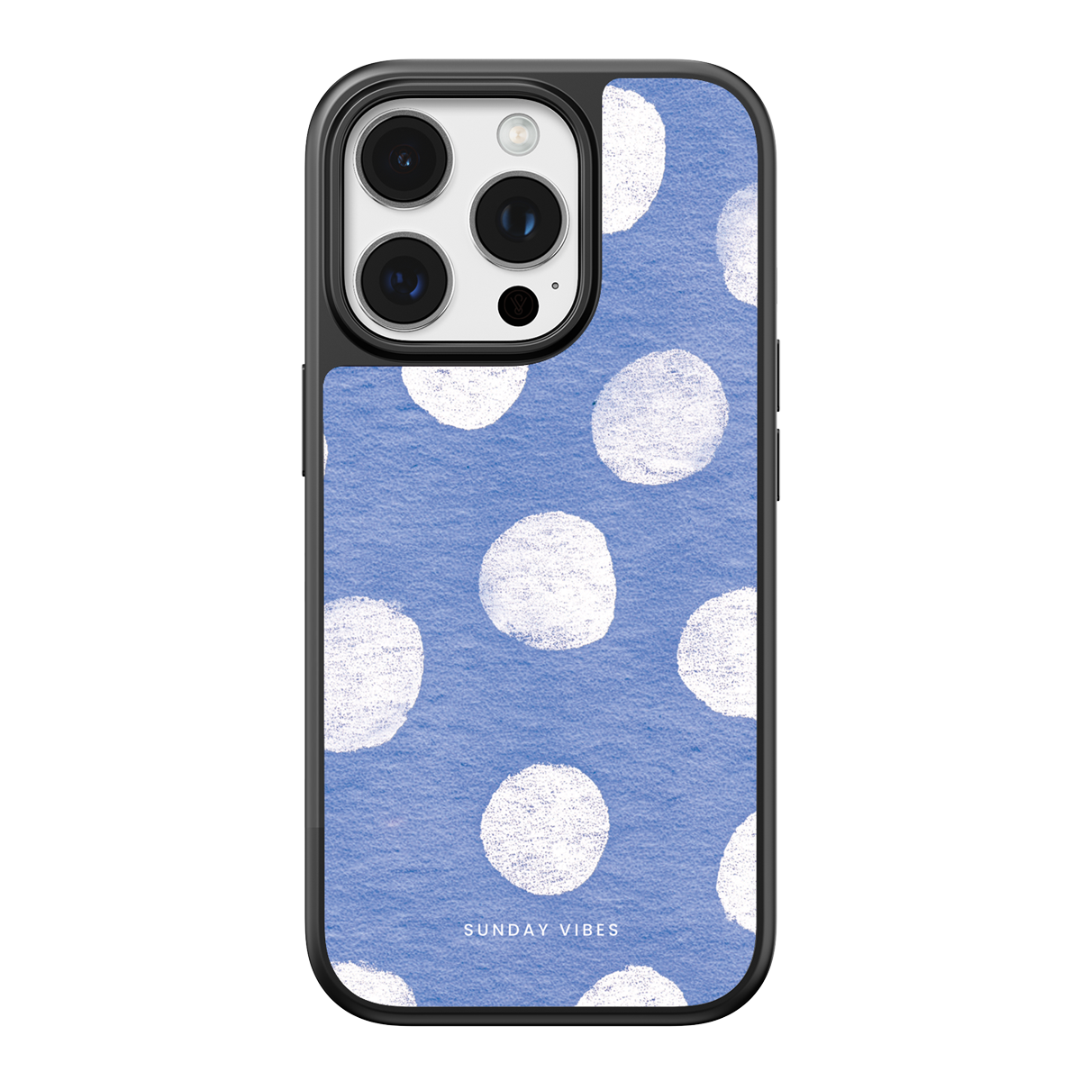 Azure Polka Serenade iPhone Case