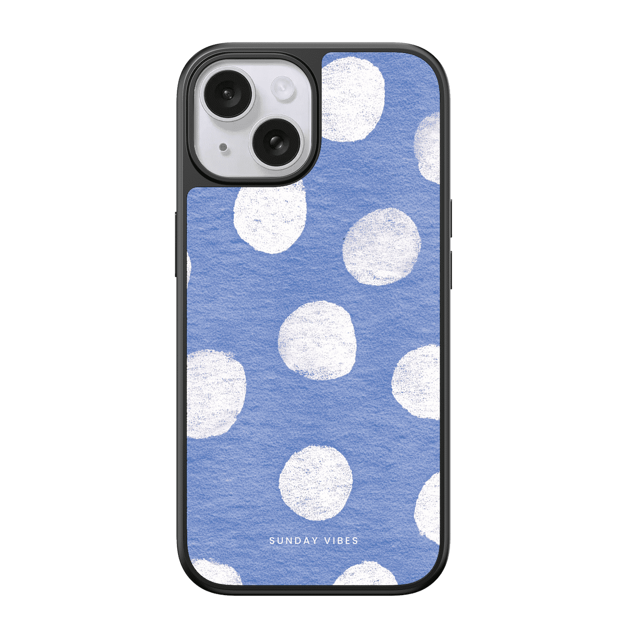 Azure Polka Serenade iPhone Case