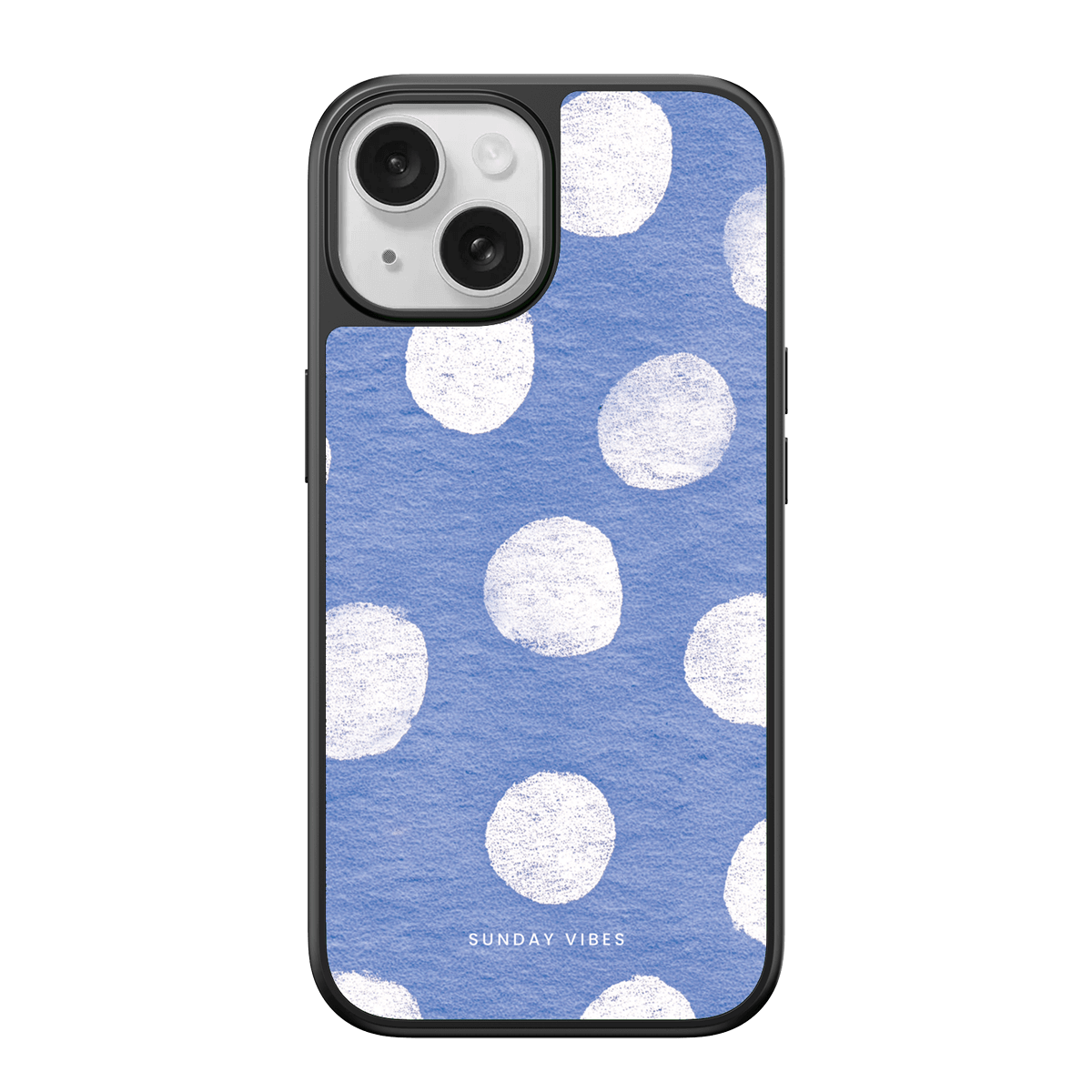 Azure Polka Serenade iPhone Case