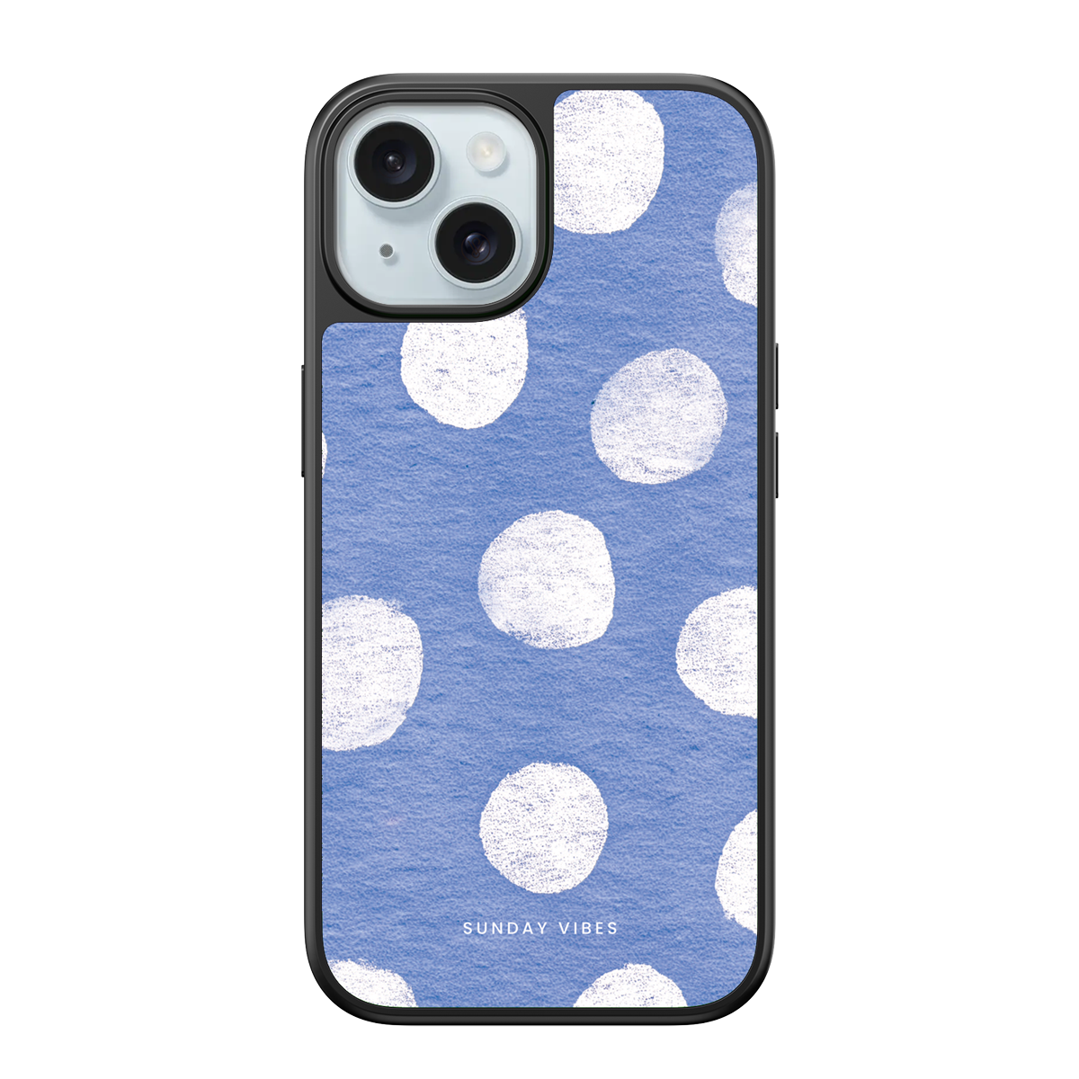 Azure Polka Serenade iPhone Case