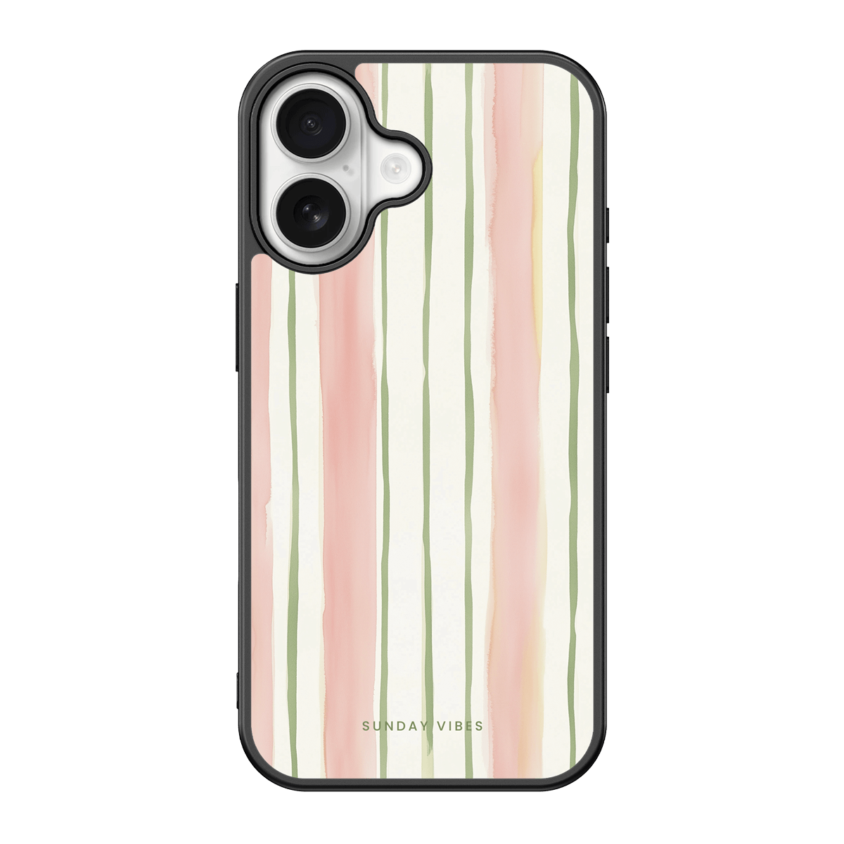 Pastel Stripe Serenade iPhone Case