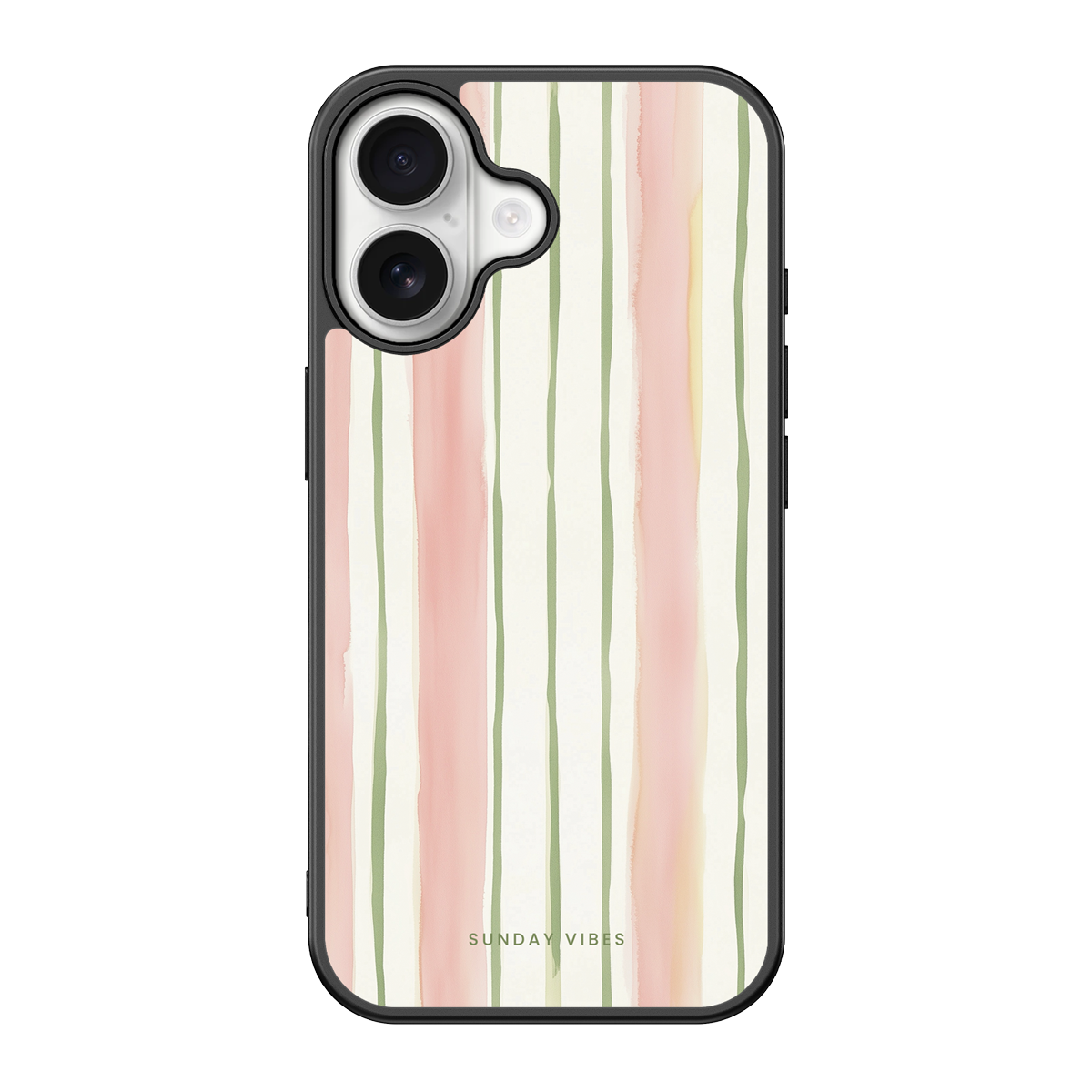 Pastel Stripe Serenade iPhone Case