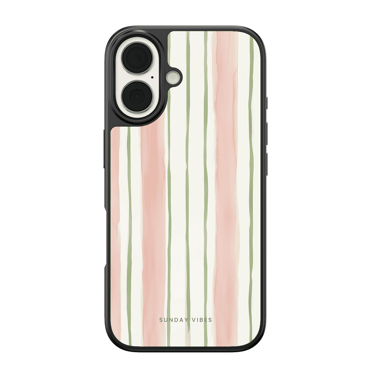 Pastel Stripe Serenade iPhone Case