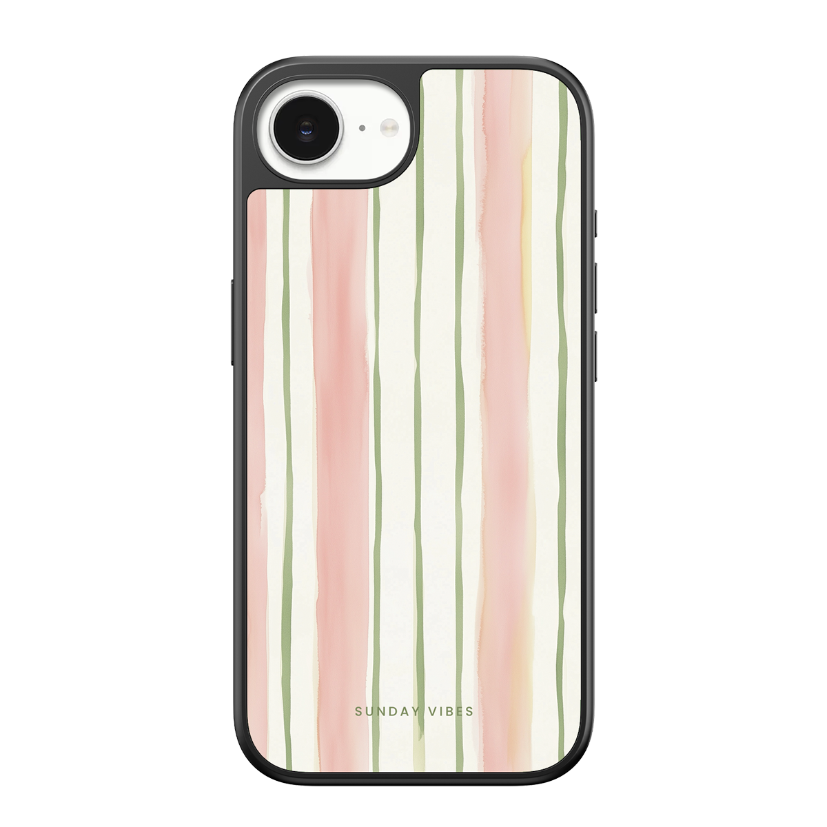 Pastel Stripe Serenade iPhone Case