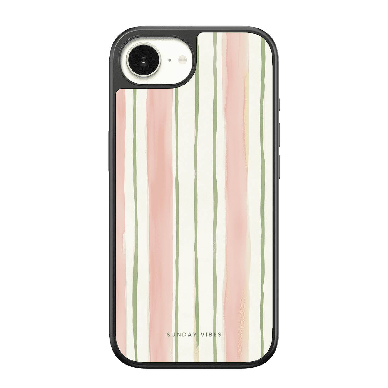 Pastel Stripe Serenade iPhone Case