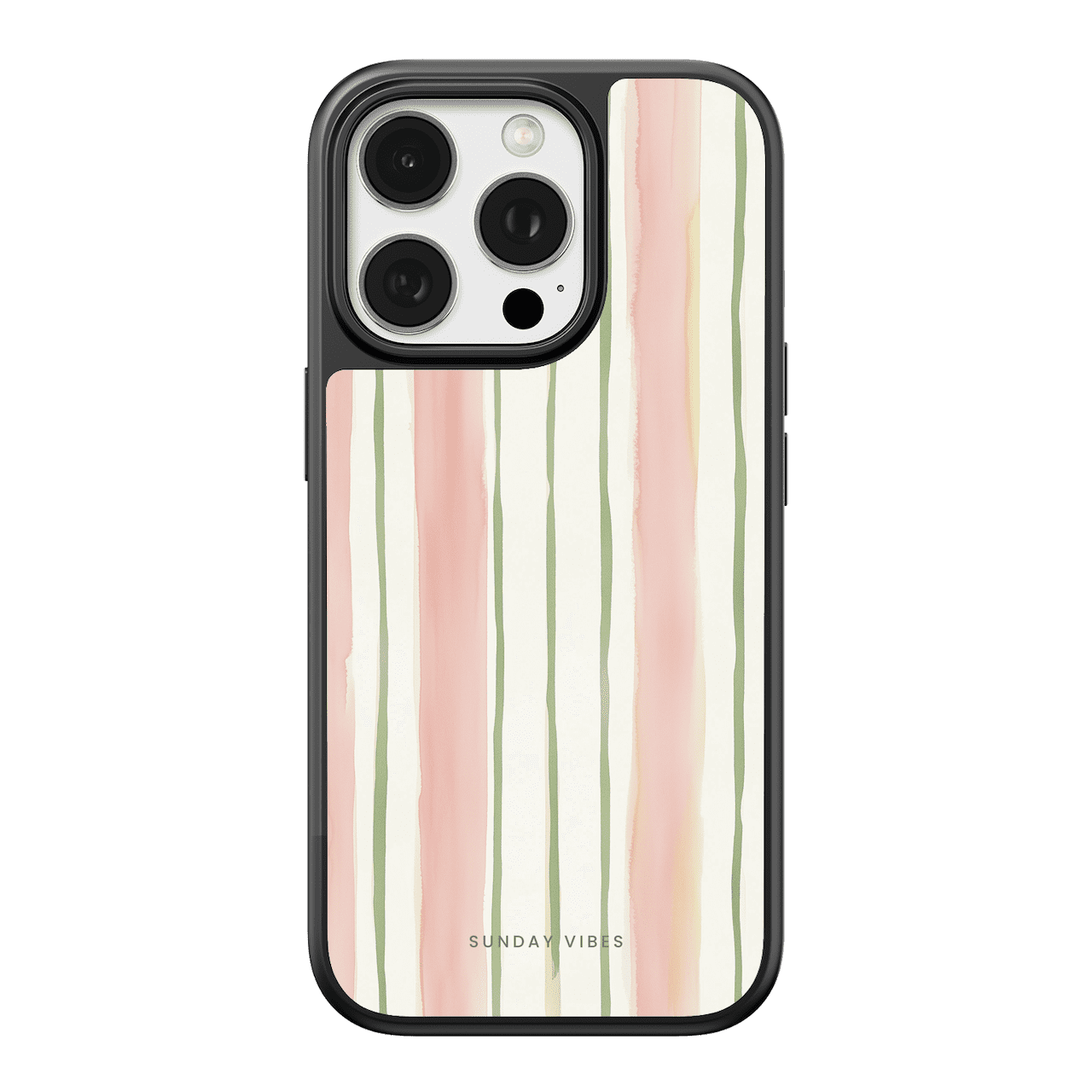 Pastel Stripe Serenade iPhone Case