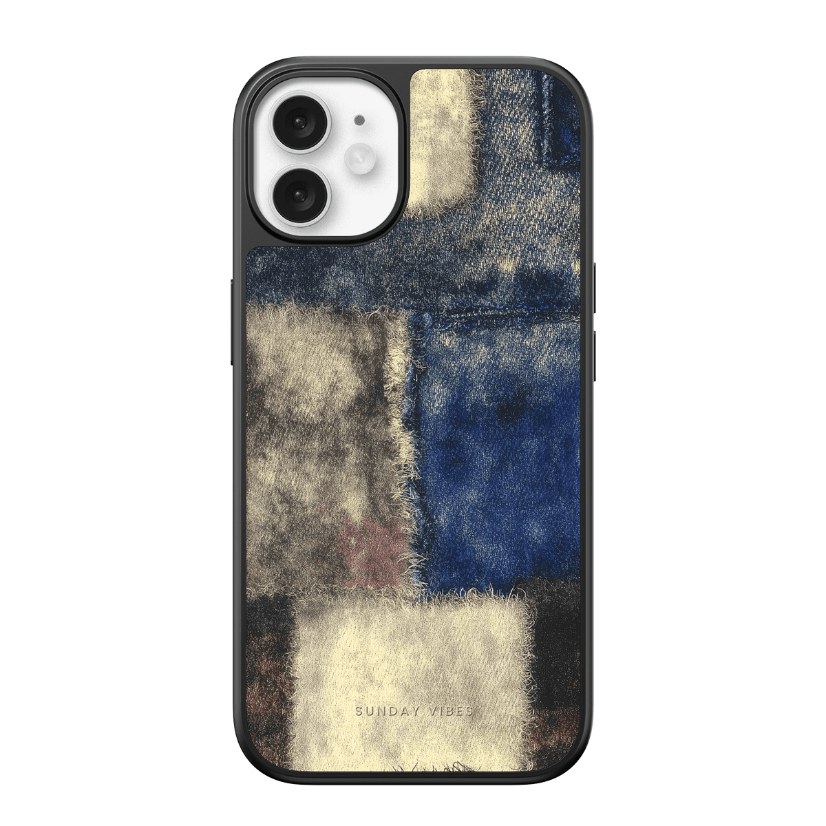 Denim Patchwork iPhone Case