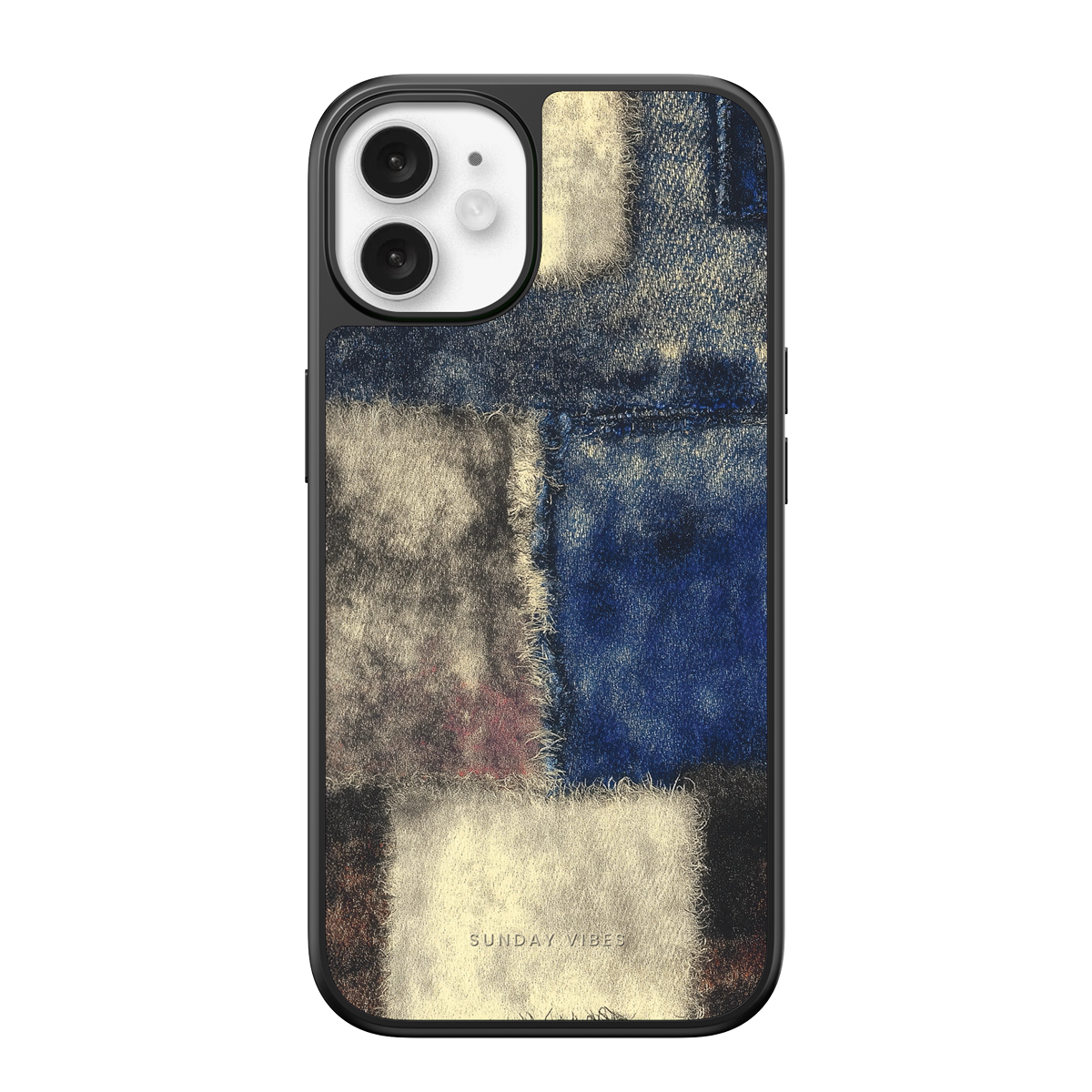 Denim Patchwork iPhone Case