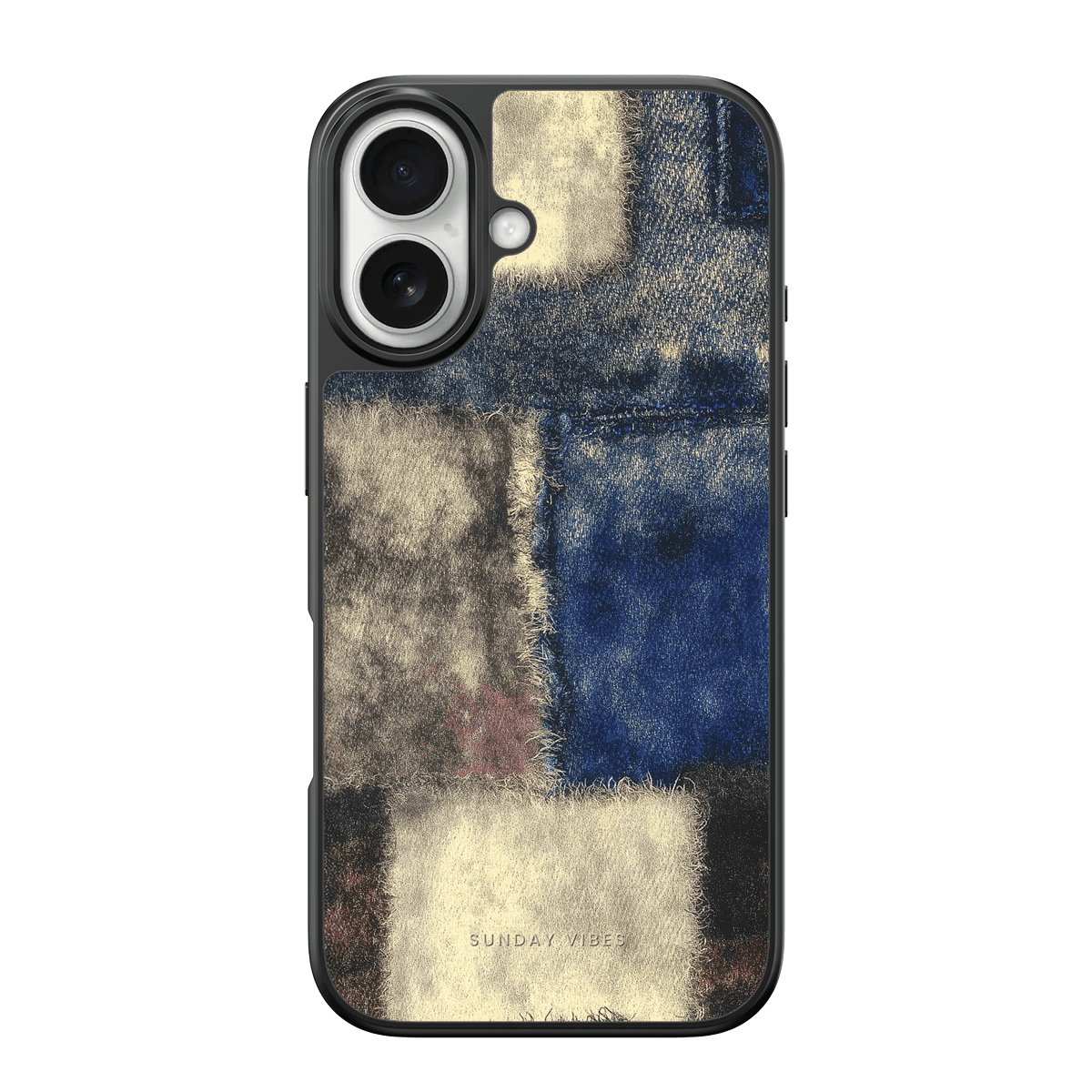 Denim Patchwork iPhone Case