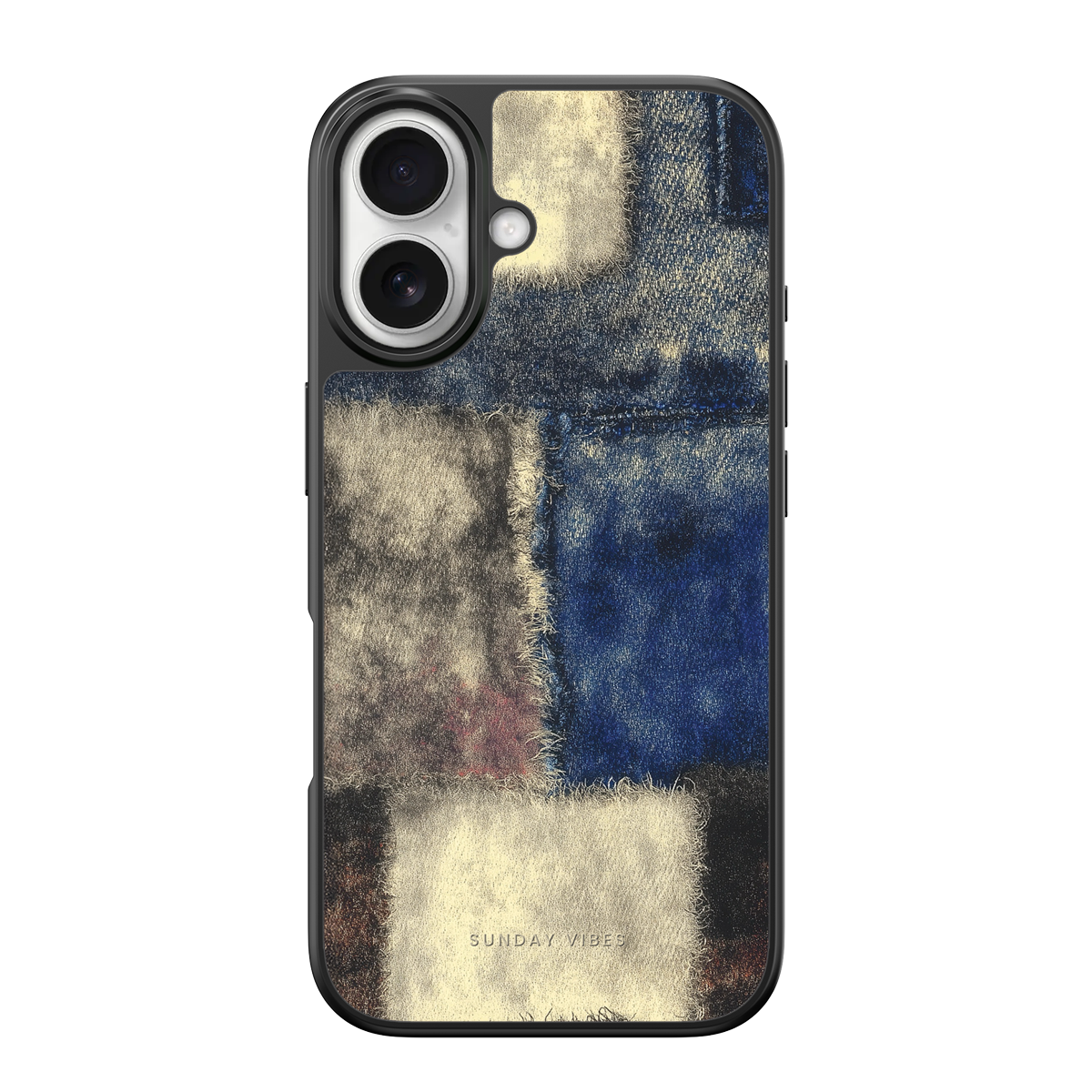 Denim Patchwork iPhone Case