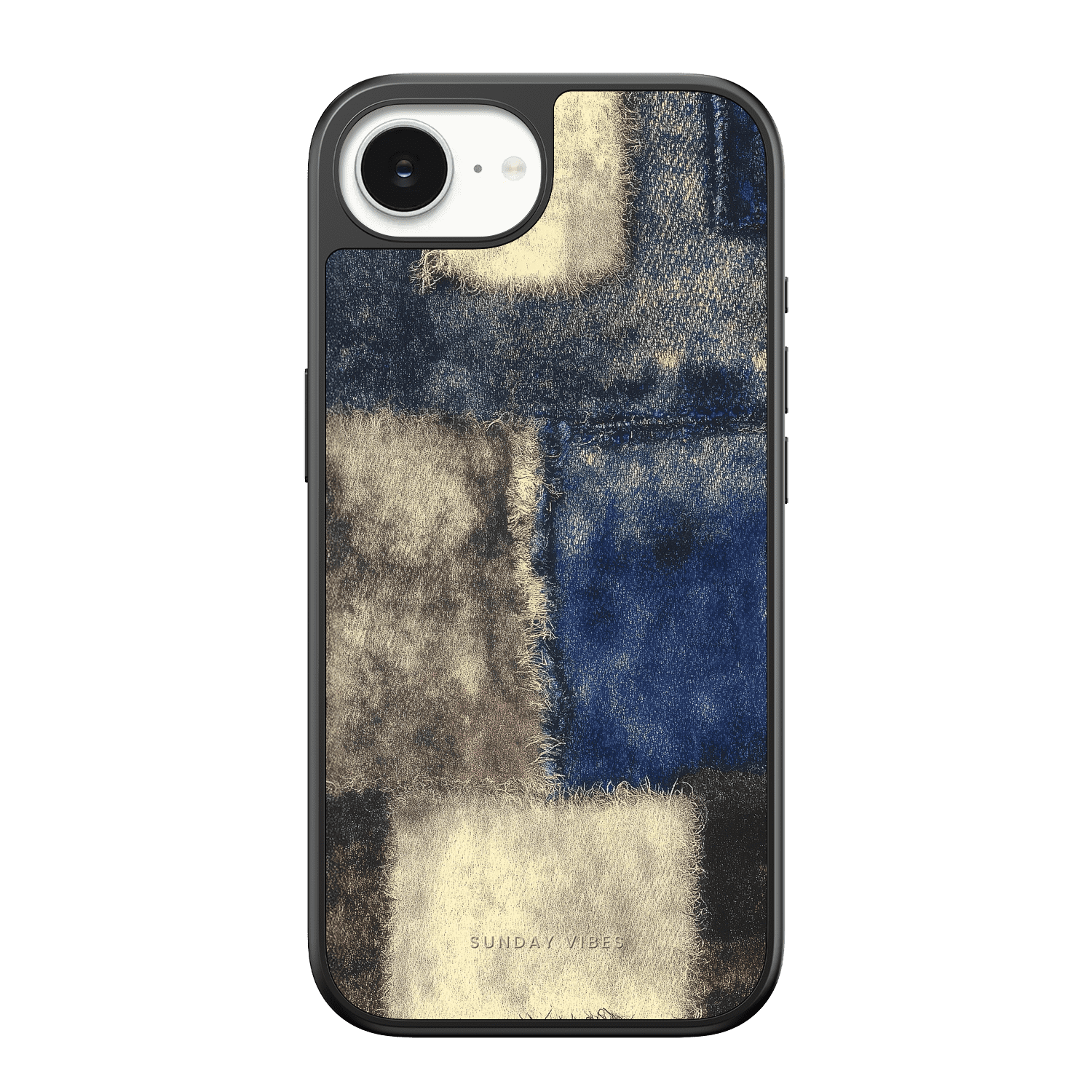 Denim Patchwork iPhone Case