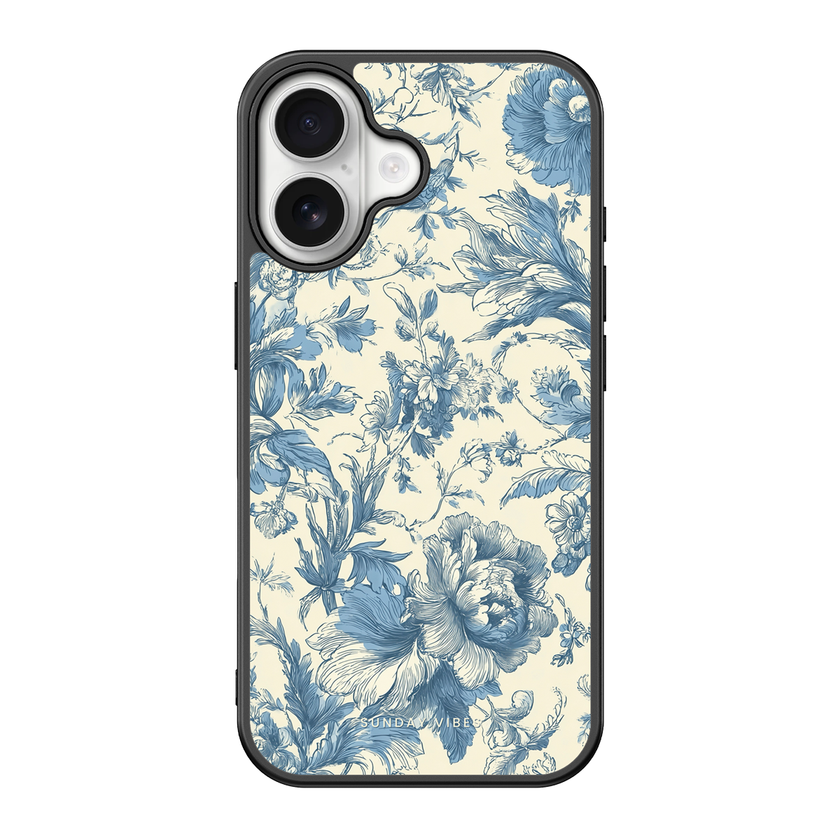 Celestial Blue Bloom iPhone Case