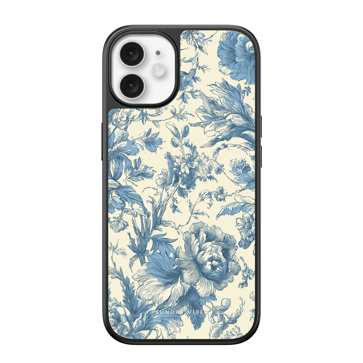 Celestial Blue Bloom iPhone Case