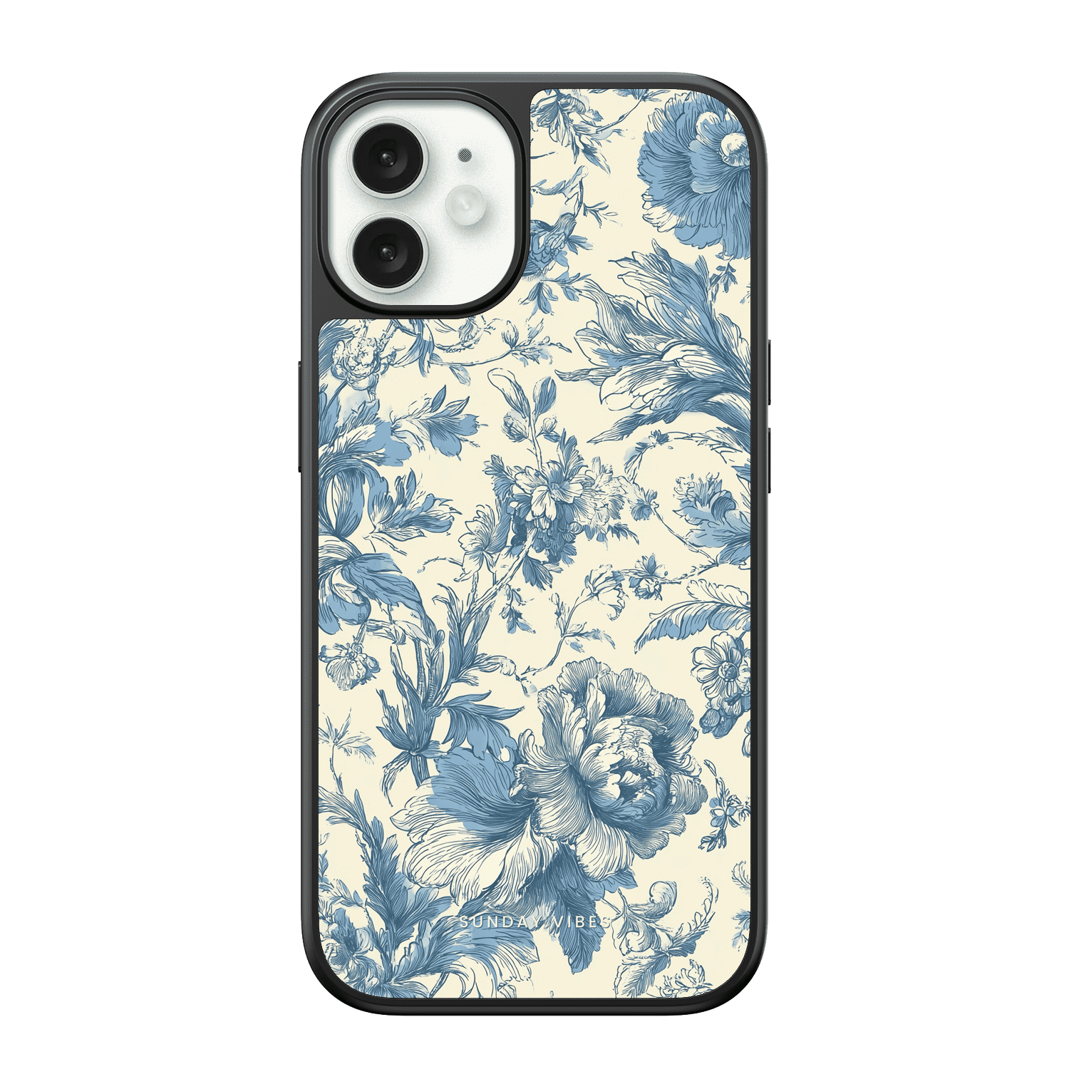 Celestial Blue Bloom iPhone Case