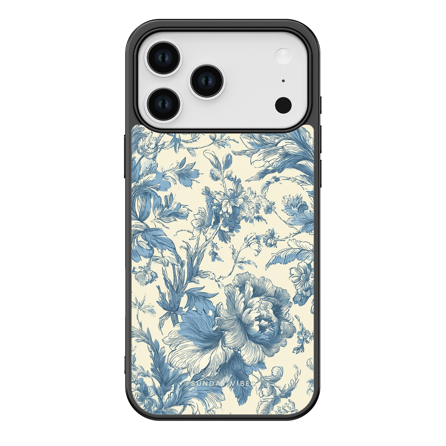 Celestial Blue Bloom iPhone Case