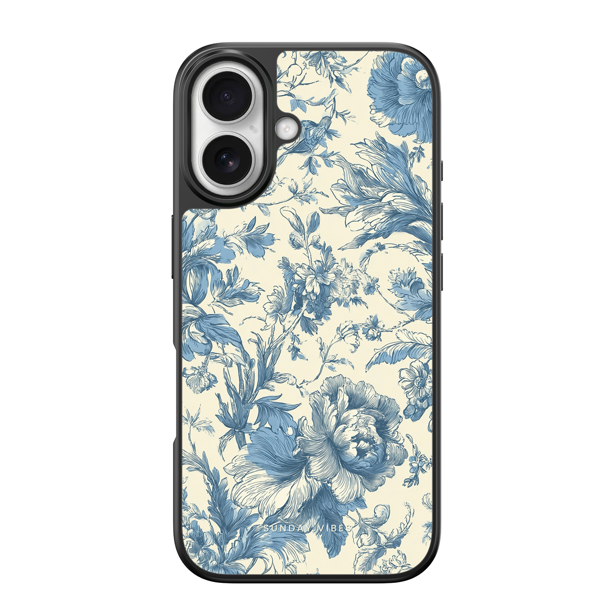 Celestial Blue Bloom iPhone Case