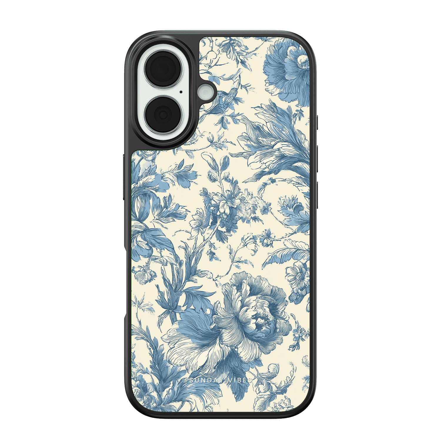 Celestial Blue Bloom iPhone Case