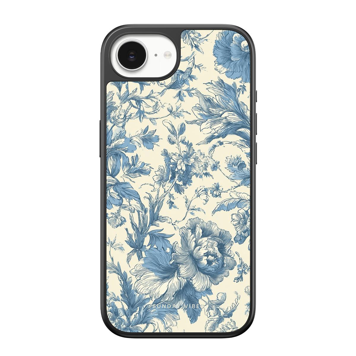 Celestial Blue Bloom iPhone Case