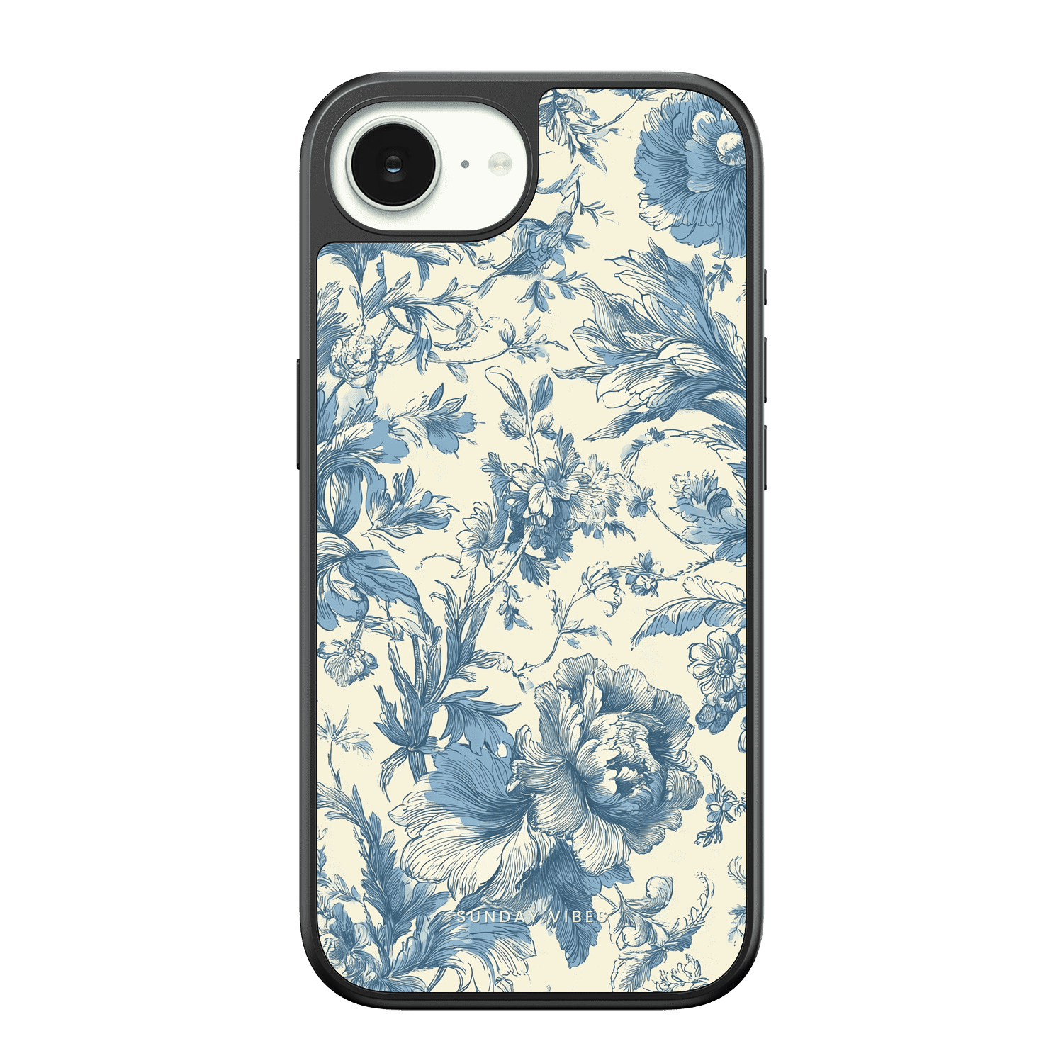 Celestial Blue Bloom iPhone Case
