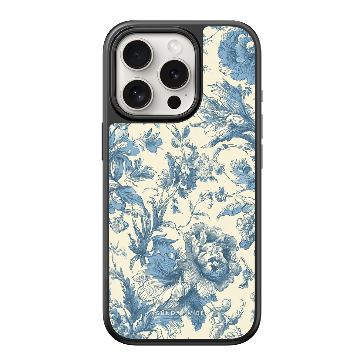 Celestial Blue Bloom iPhone Case