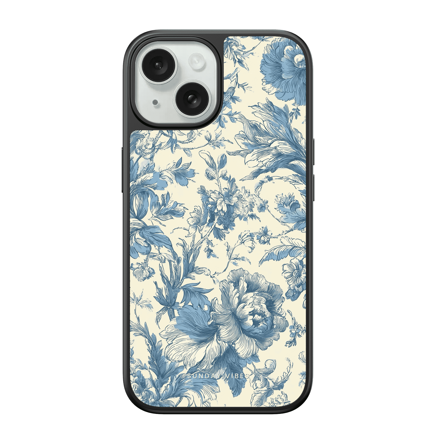 Celestial Blue Bloom iPhone Case