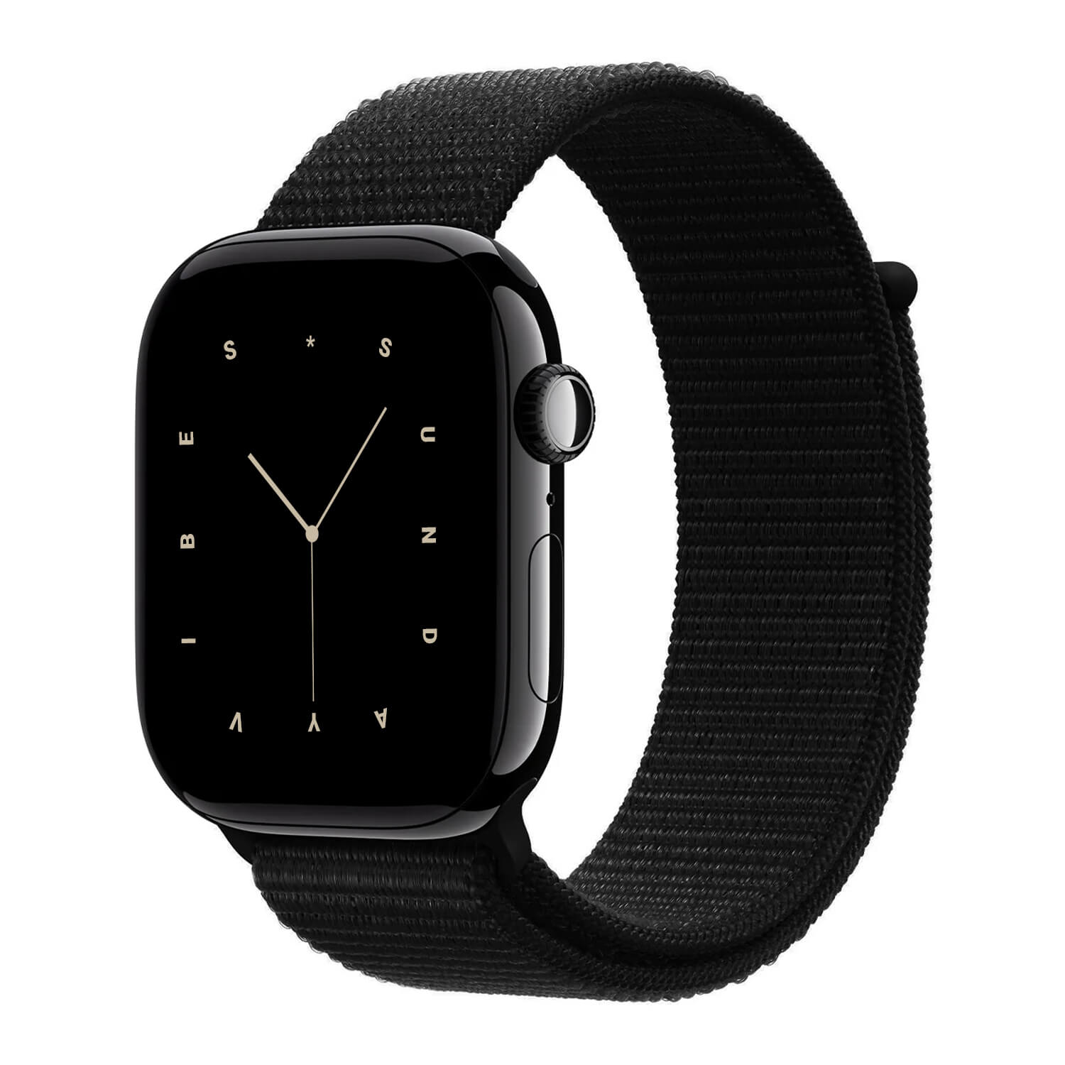 Nylon Sport Loop - Pure Black